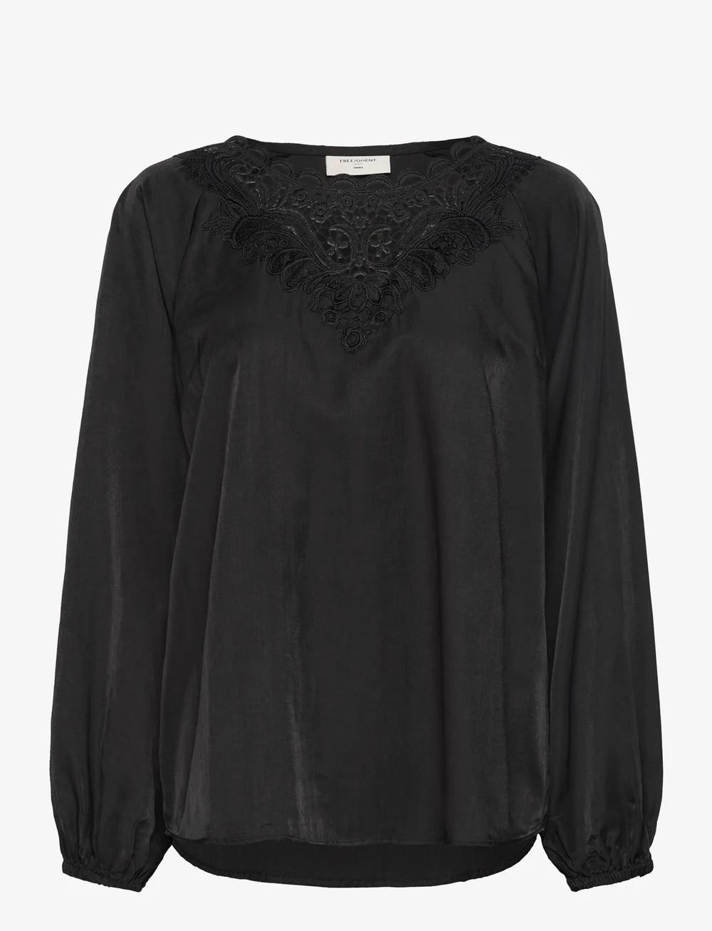 FREE/QUENT - FQSAZY-BLOUSE - långärmade blusar - black - 0