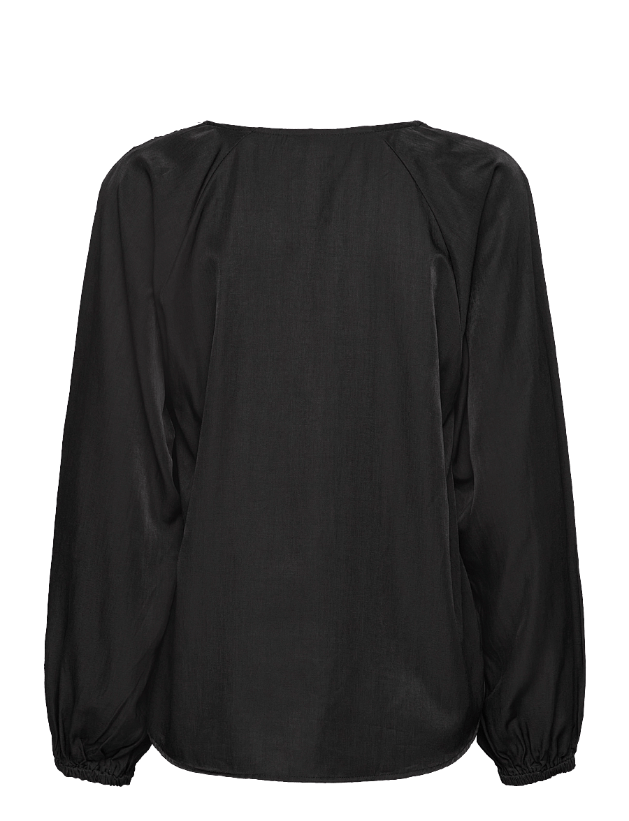 FREE/QUENT - FQSAZY-BLOUSE - langärmelige blusen - black - 1