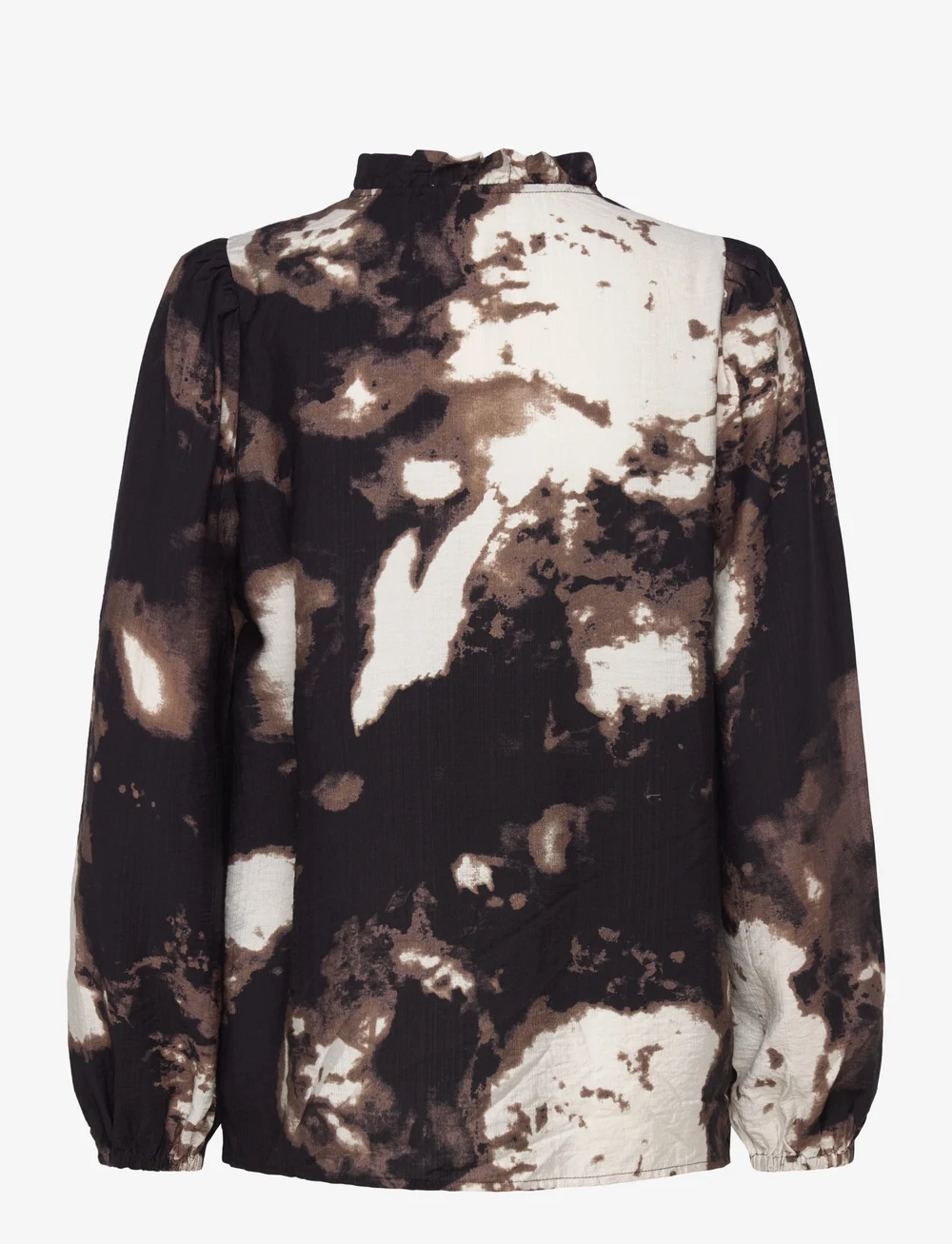 FREE/QUENT - FQSILLA-BLOUSE - långärmade blusar - black w. simply taupe - 1