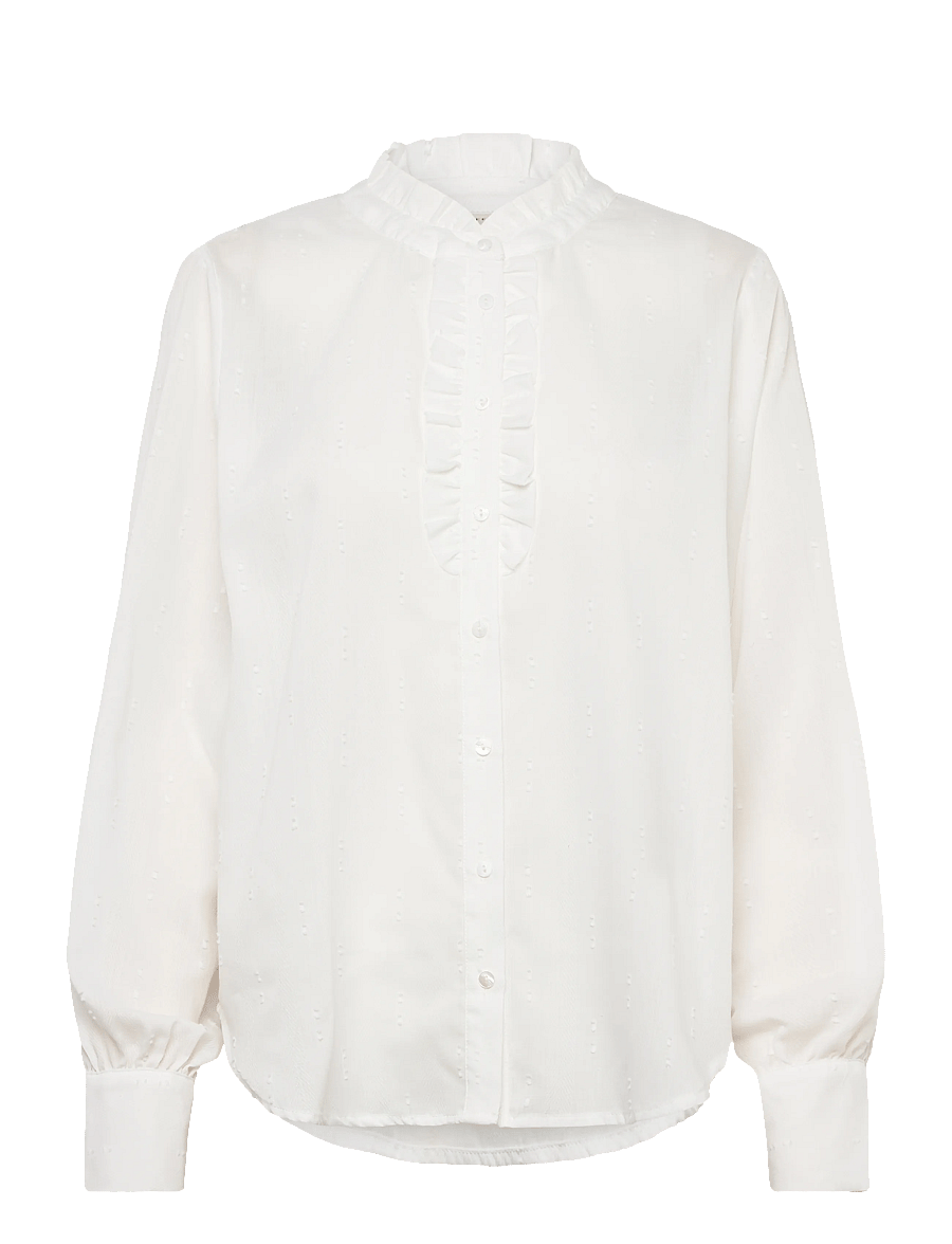 FREE/QUENT - FQRAYA-SHIRT - pikkade varrukatega särgid - off-white melange - 1