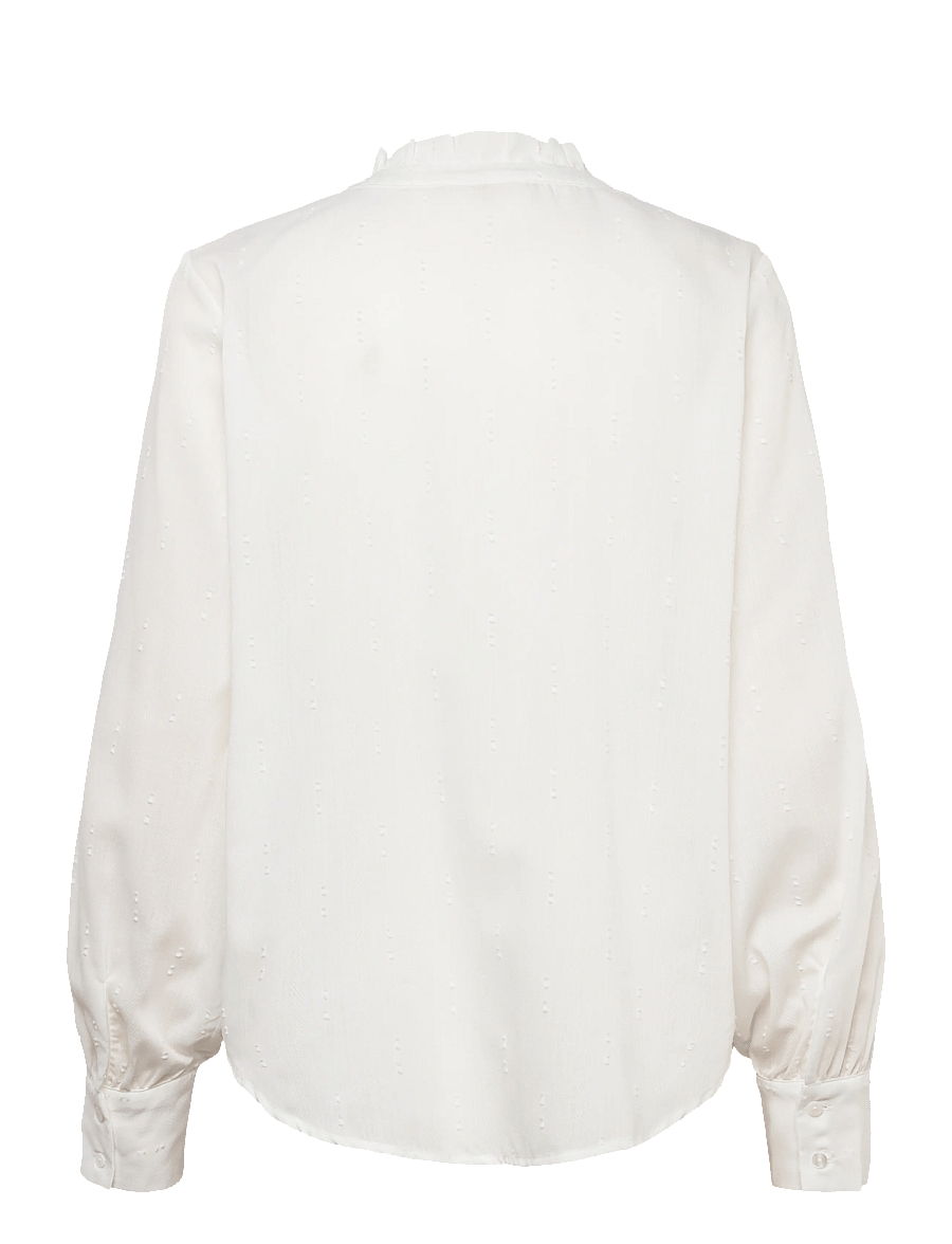 FREE/QUENT - FQRAYA-SHIRT - pikkade varrukatega särgid - off-white melange - 2