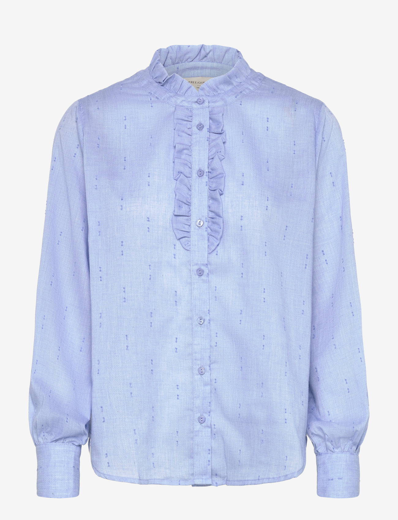 FREE/QUENT - FQRAYA-SHIRT - langärmlige hemden - wedgewood melange - 1