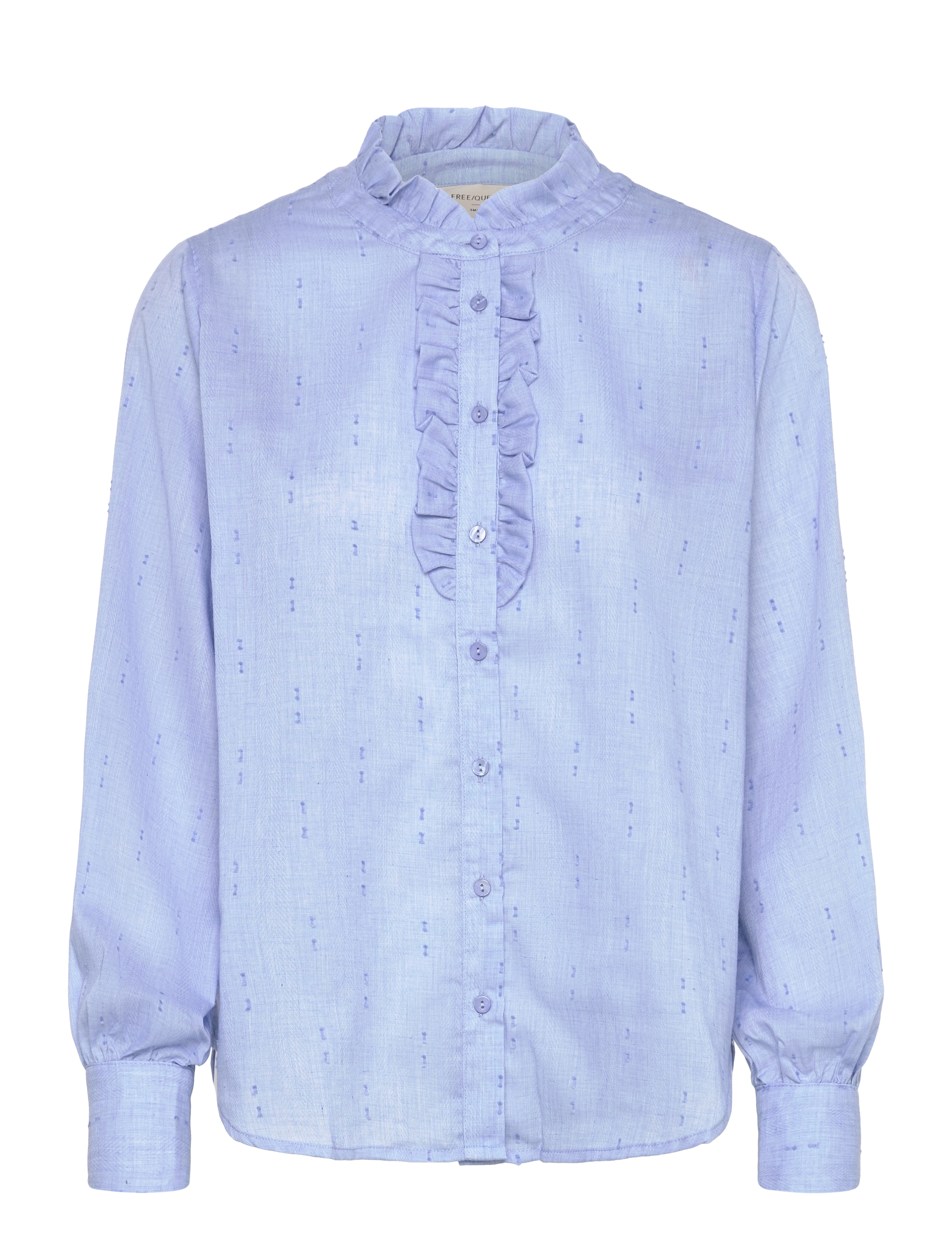 FREE/QUENT FQRAYA-SHIRT - Bluser - WEDGEWOOD MELANGE / blue