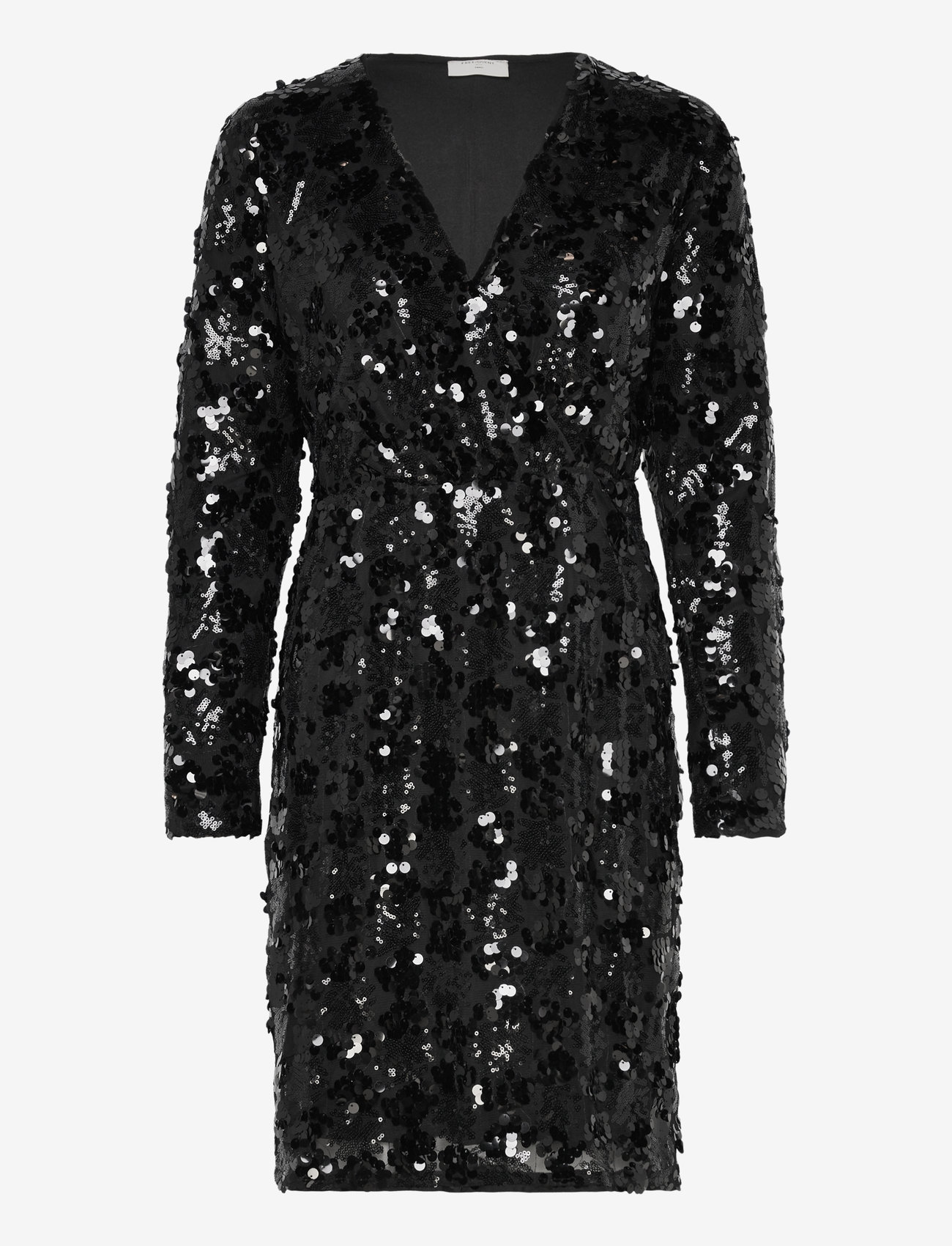 FREE/QUENT - FQSESA-DRESS - paillettenkleider - black - 0