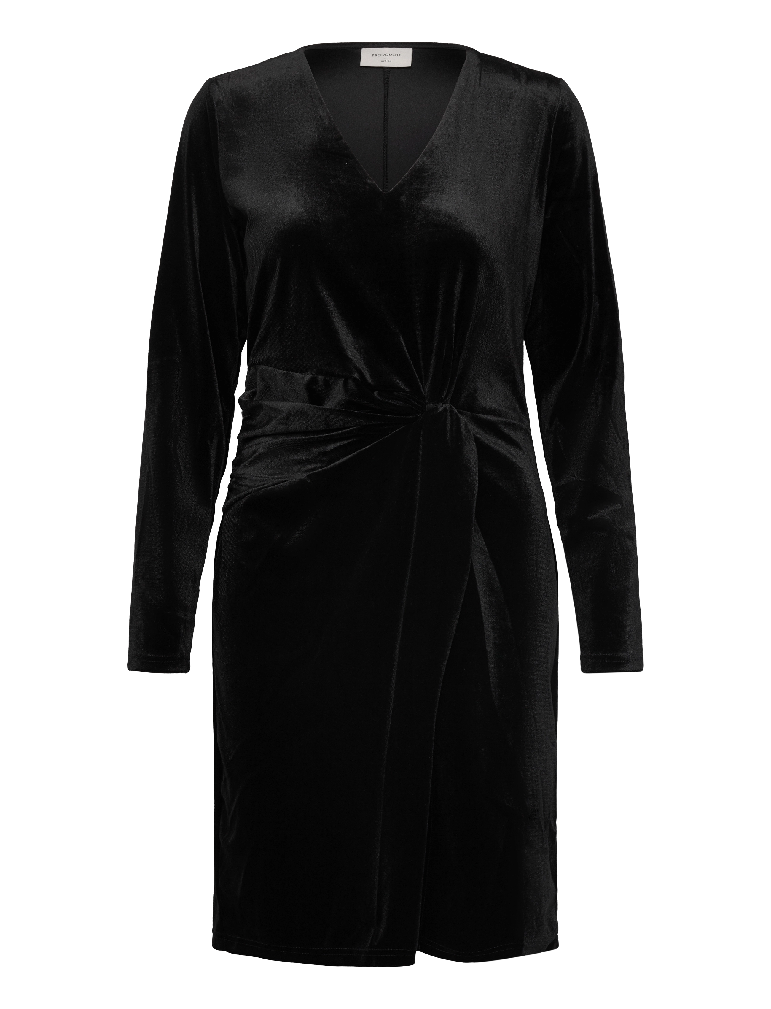 FREE/QUENT FQVELLA-DRESS - Kleidid - BLACK / black