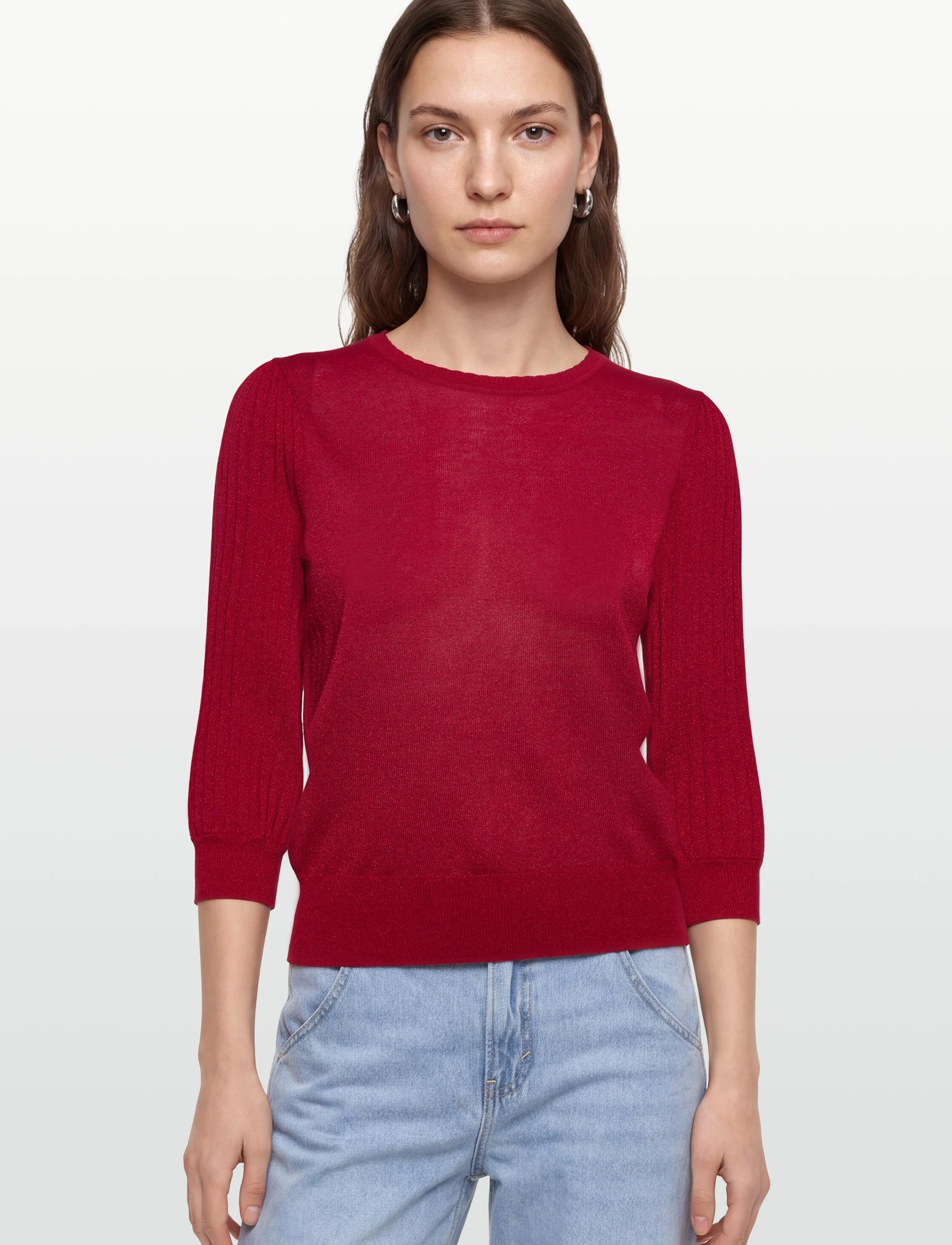 FREE/QUENT - FQGLITTA-PULLOVER - džemprid - chili pepper - 3