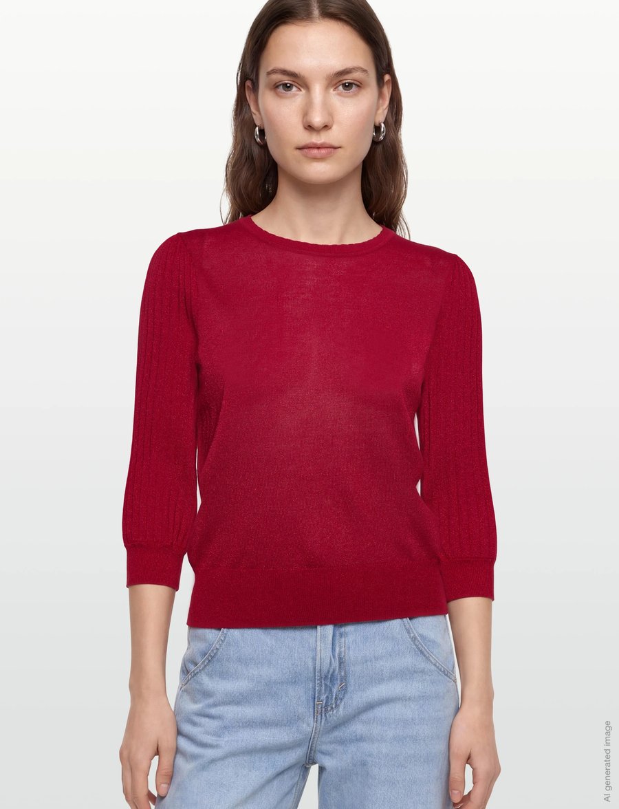 FREE/QUENT - FQGLITTA-PULLOVER - pullover - chili pepper - 3