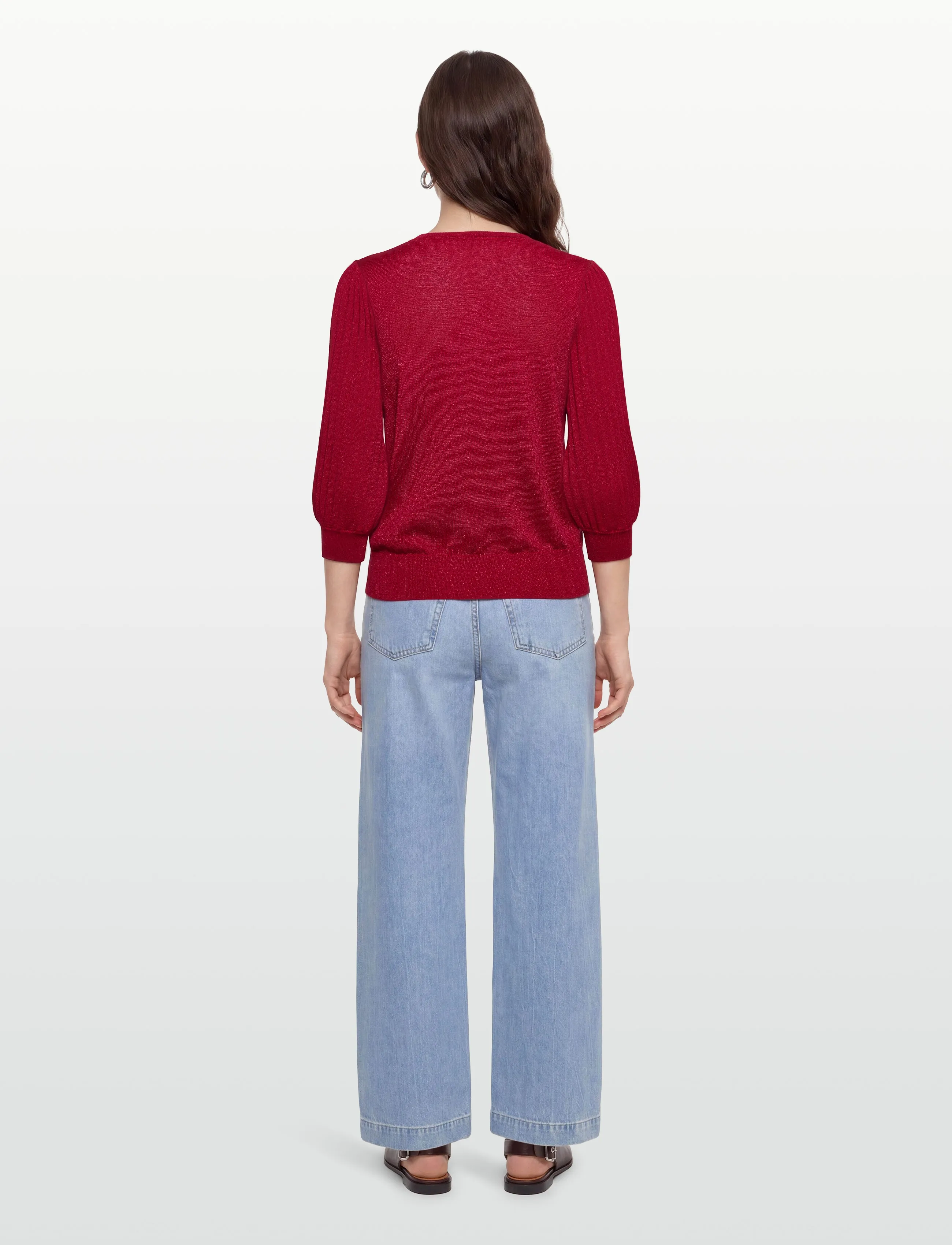 FREE/QUENT - FQGLITTA-PULLOVER - džemprid - chili pepper - 4