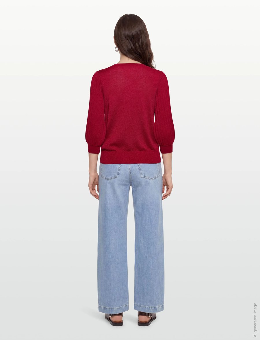 FREE/QUENT - FQGLITTA-PULLOVER - pullover - chili pepper - 4