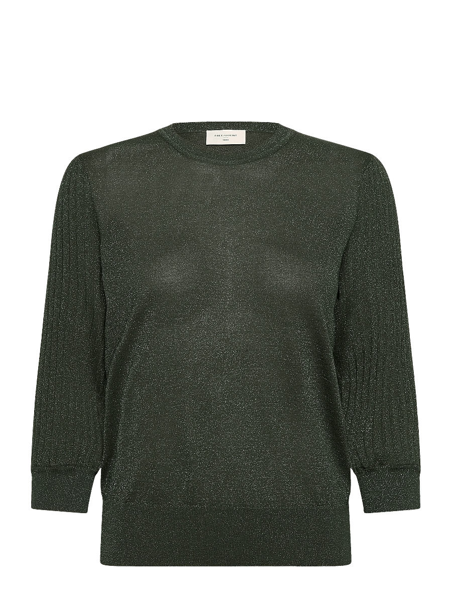 FREE/QUENT - FQGLITTA-PULLOVER - pullover - kombu green - 0