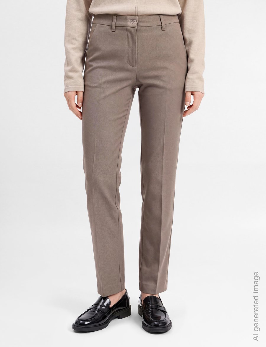FREE/QUENT - FQRENO-PANTS - hose mit geradem bein - morel - 3