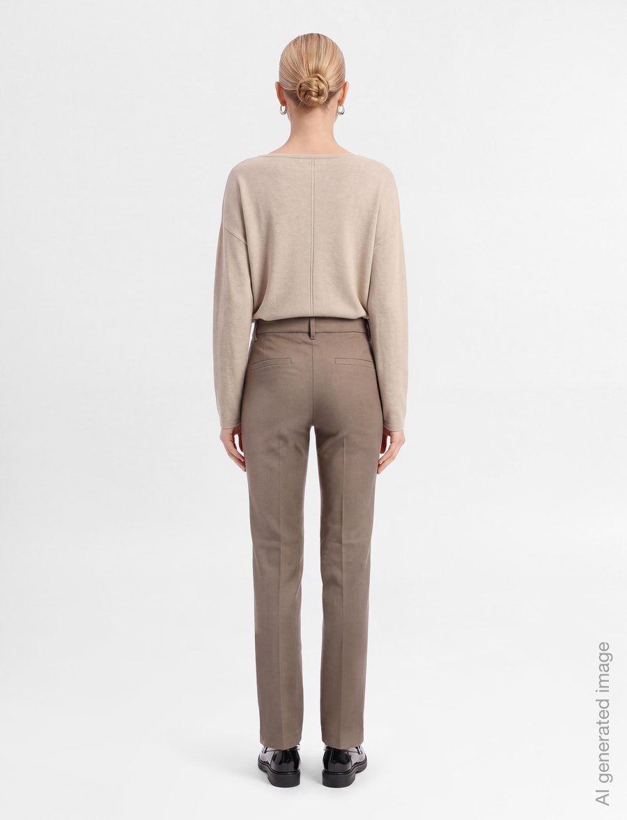 FREE/QUENT - FQRENO-PANTS - hose mit geradem bein - morel - 4