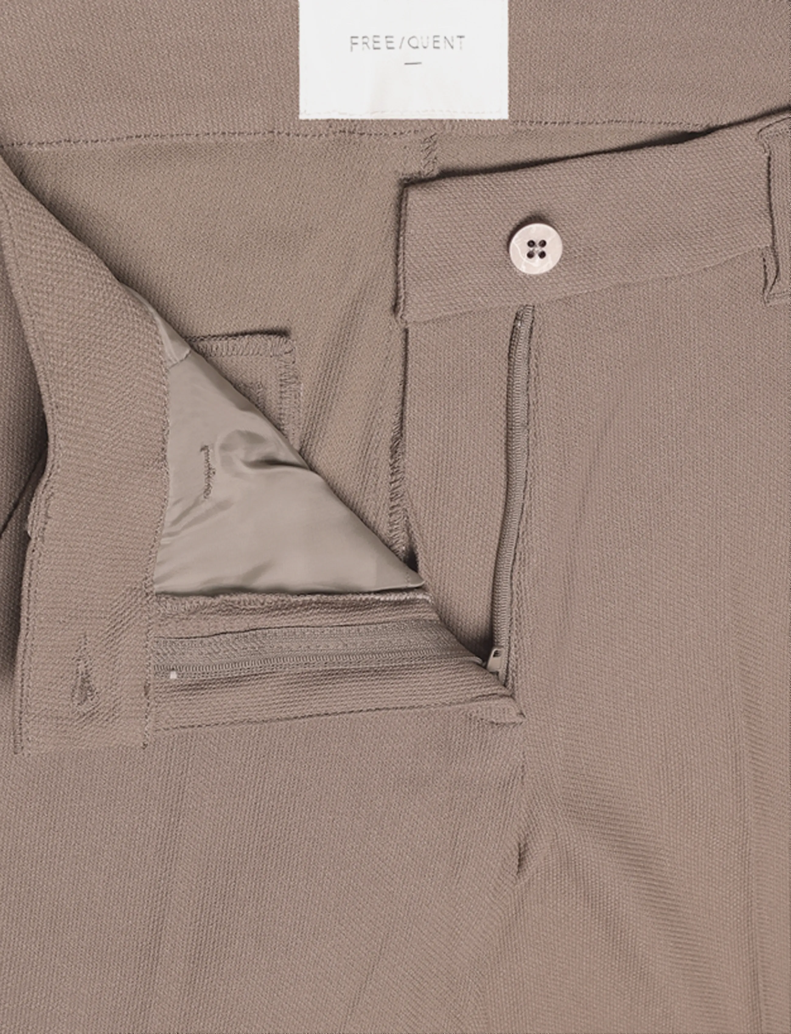 FREE/QUENT - FQRENO-PANTS - straight leg trousers - morel - 3