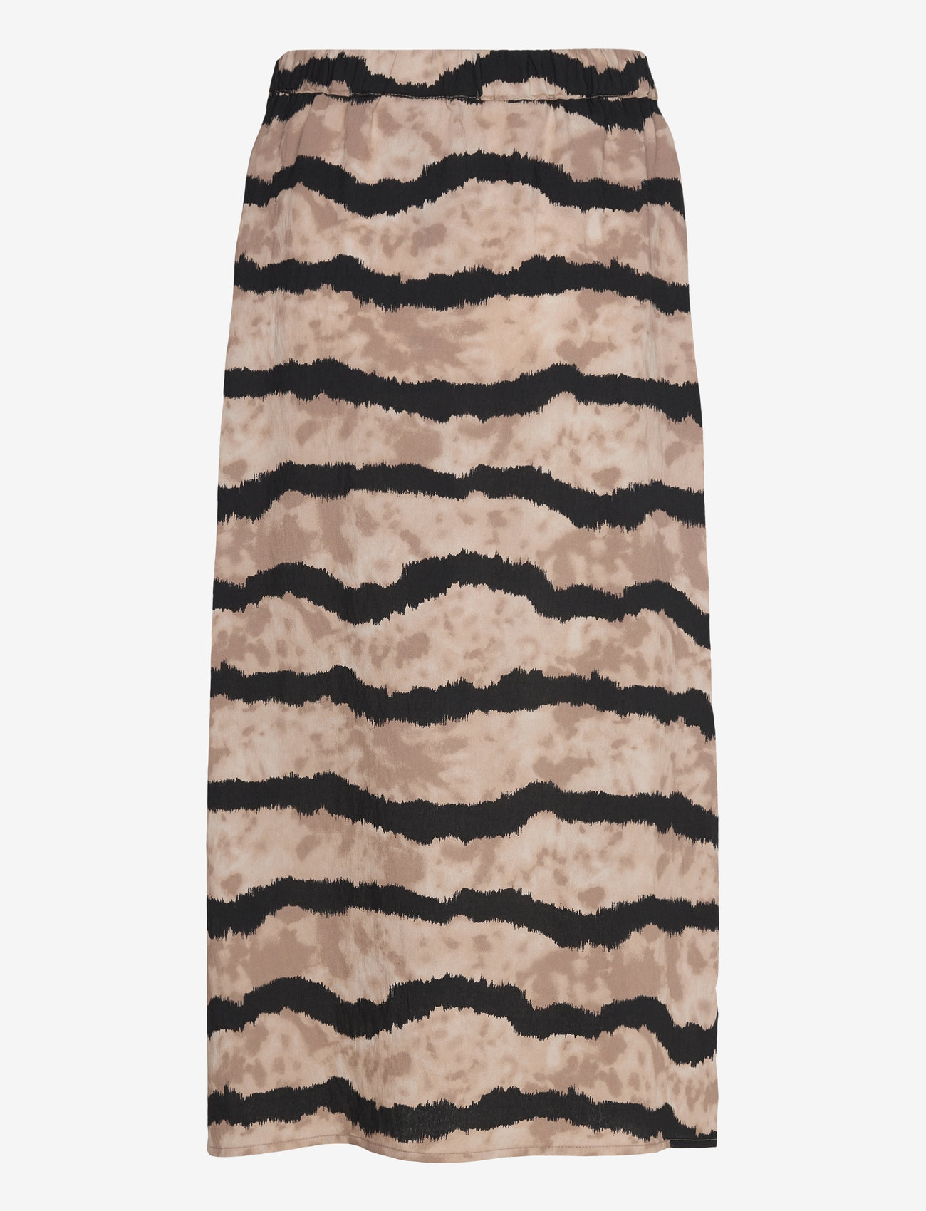 FREE/QUENT - FQABY-SKIRT - midi kjolar - taupe gray w. black - 1