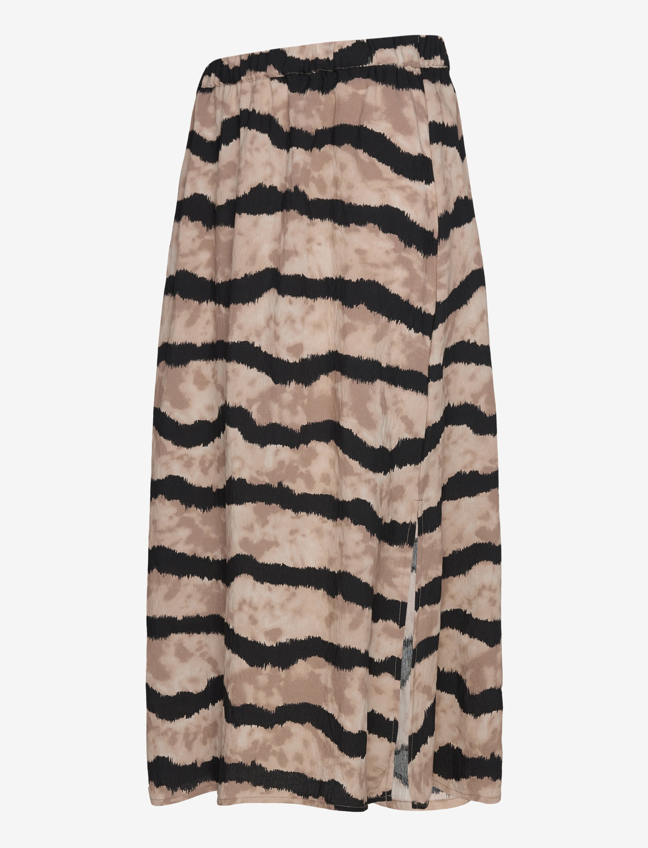 FREE/QUENT - FQABY-SKIRT - midi kjolar - taupe gray w. black - 2