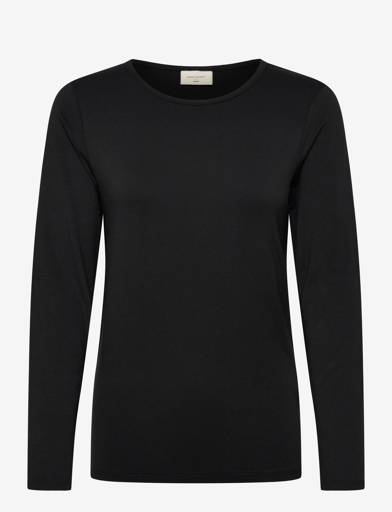 FREE/QUENT - FQLIANA-TEE - long-sleeved tops - black - 0