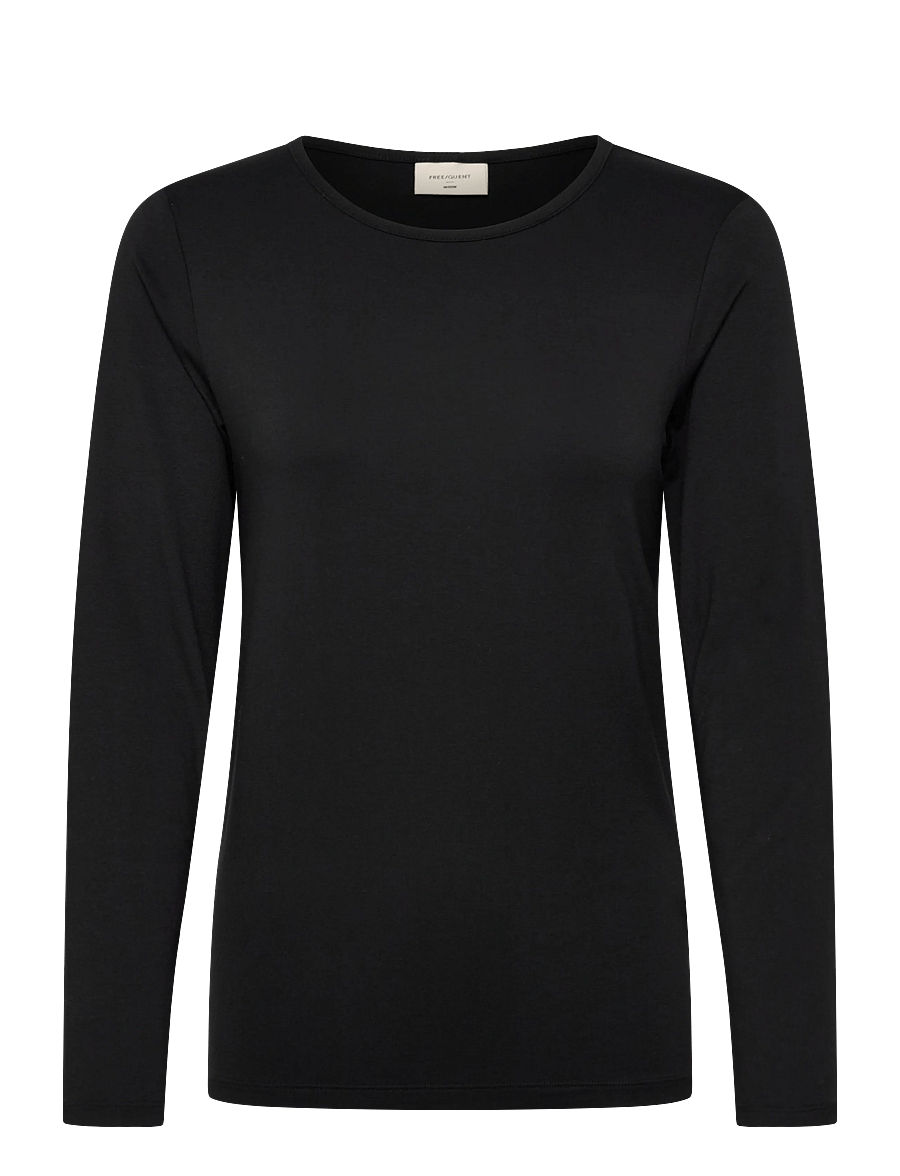 FREE/QUENT - FQLIANA-TEE - langärmlige tops - black - 1