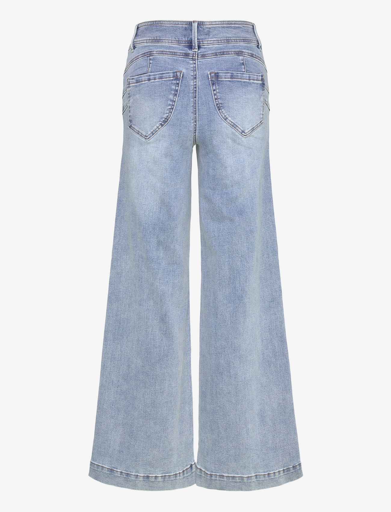 FREE/QUENT - FQLOPEZ-JEANS - hosen mit weitem bein - light blue denim - 2