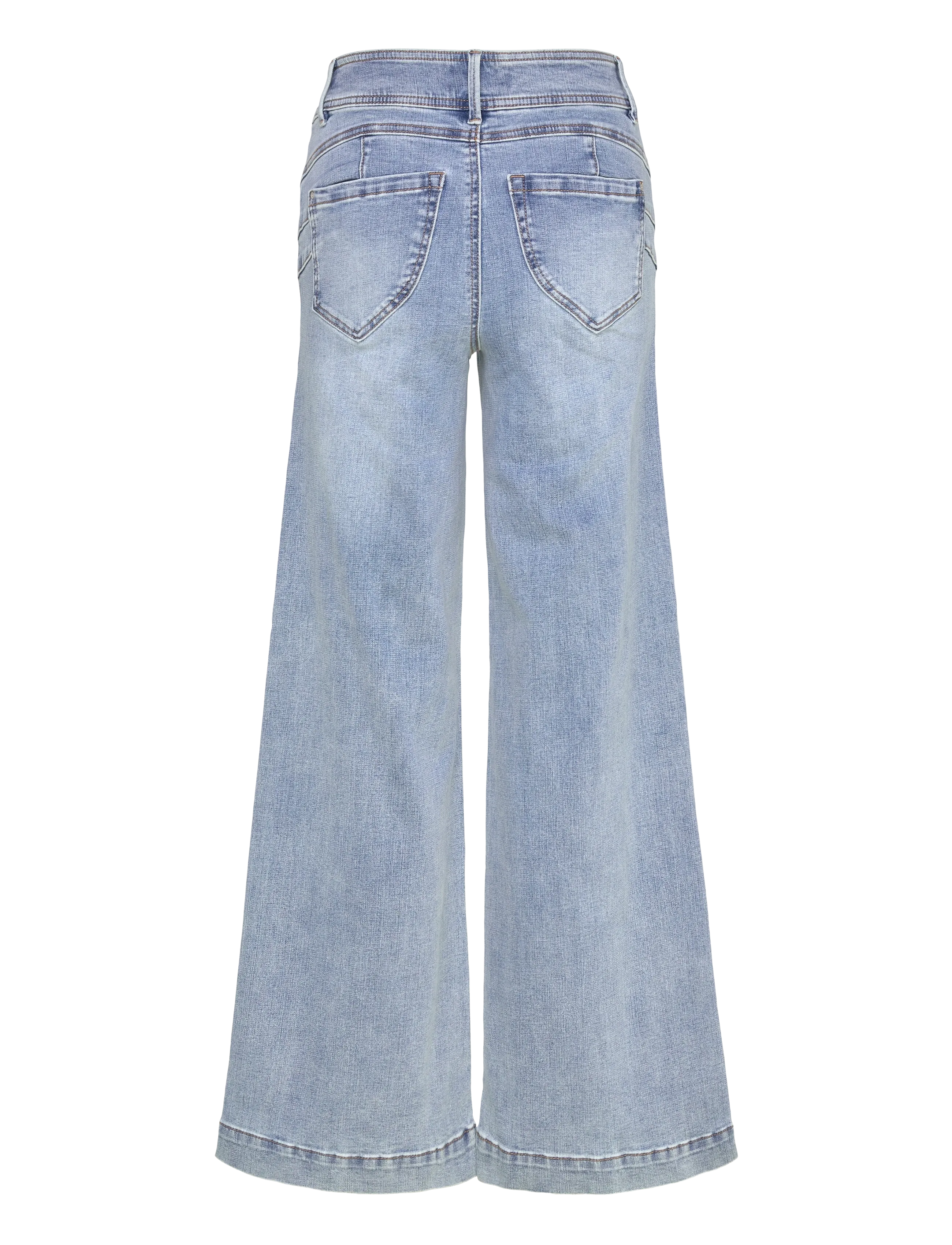 FREE/QUENT - FQLOPEZ-JEANS - wide leg jeans - light blue denim - 2