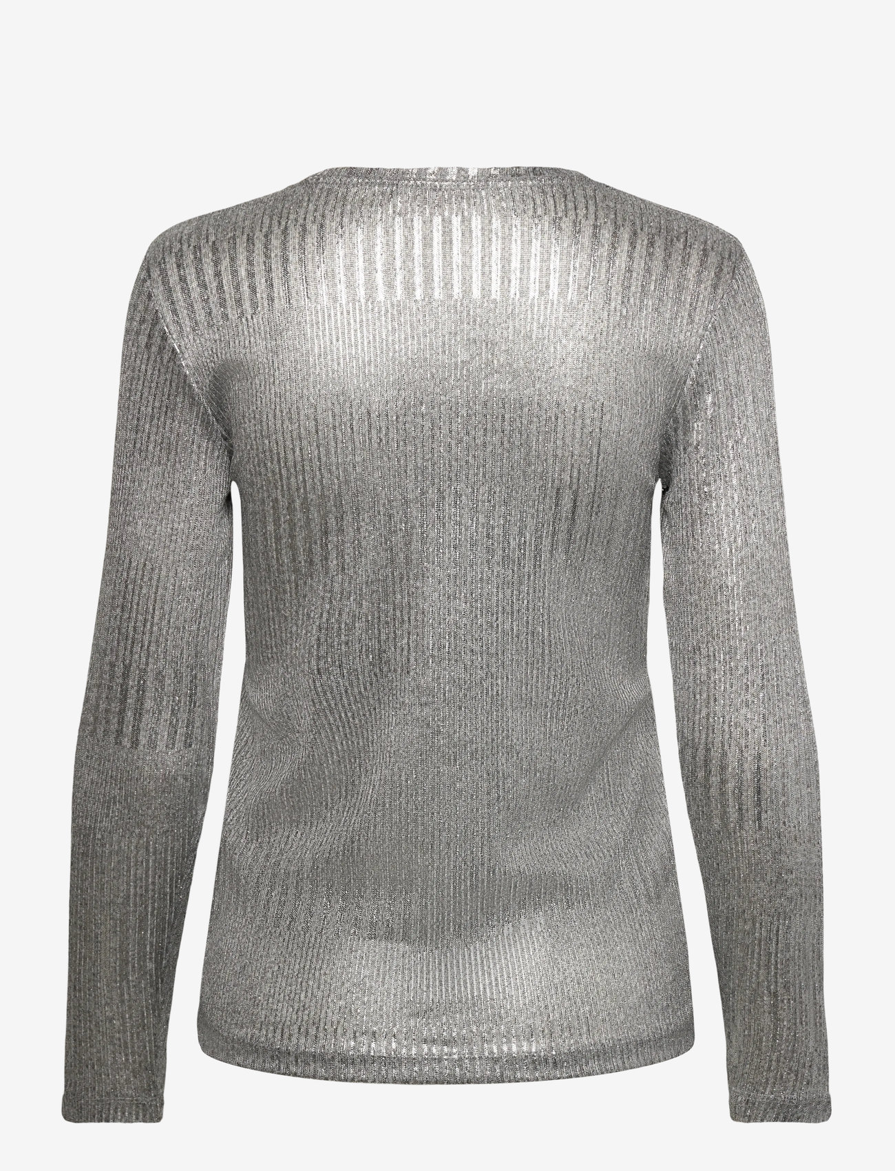 FREE/QUENT - Long-sleeved T-shirt  - långärmade toppar - medium grey mlg. - 1