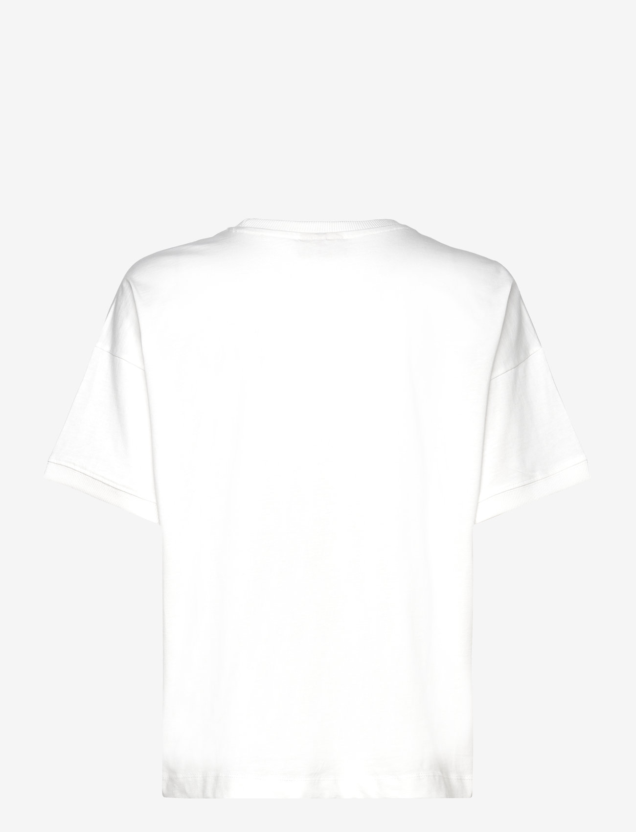 FREE/QUENT - T-shirt  - off-white w. black - 2