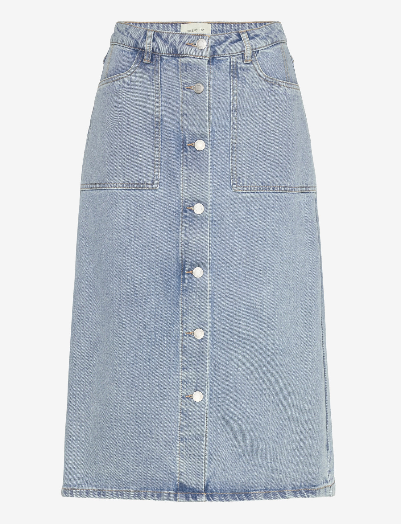 FREE/QUENT - Skirt  - denim skirts - light blue denim - 1