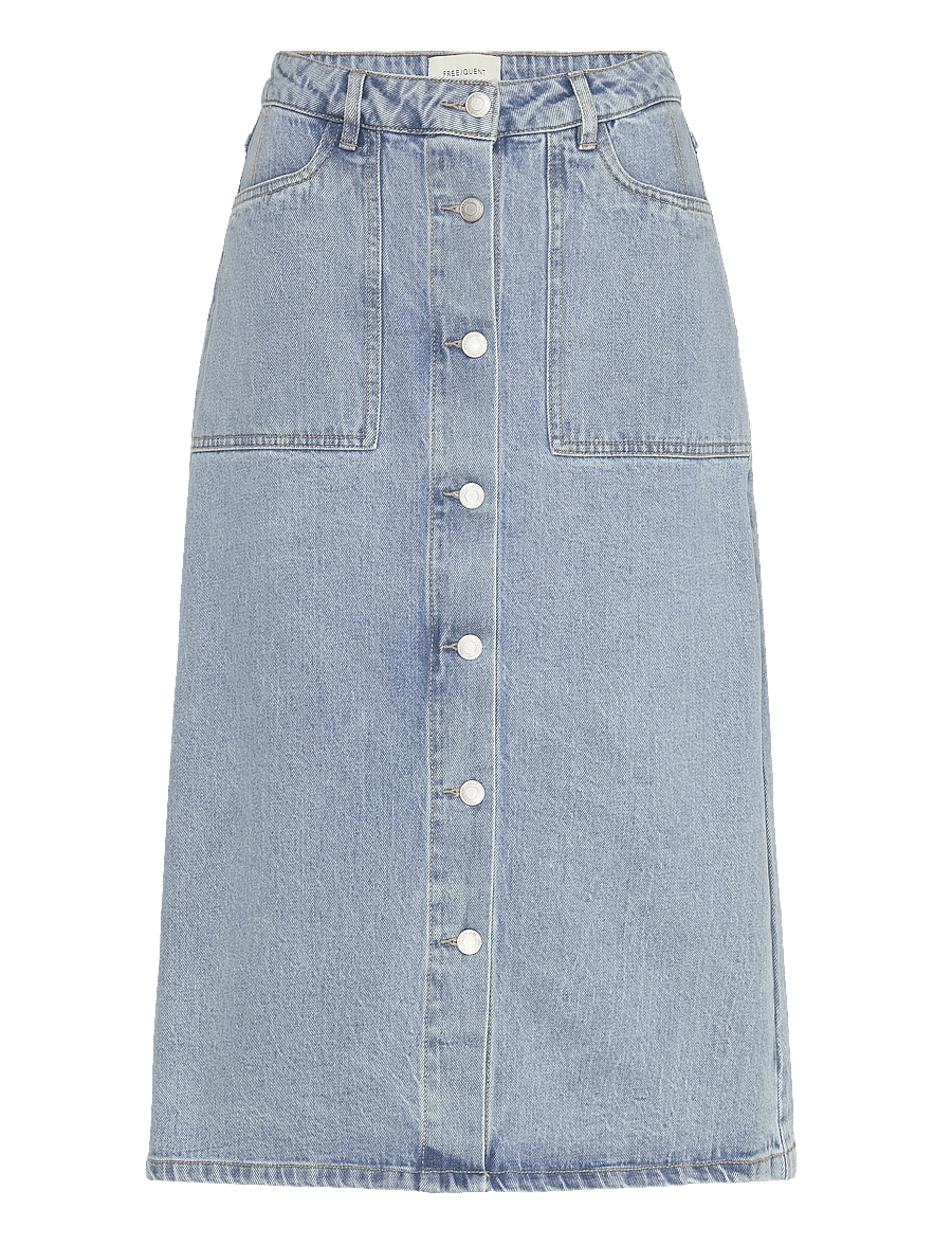 FREE/QUENT - Skirt - light blue denim - 1