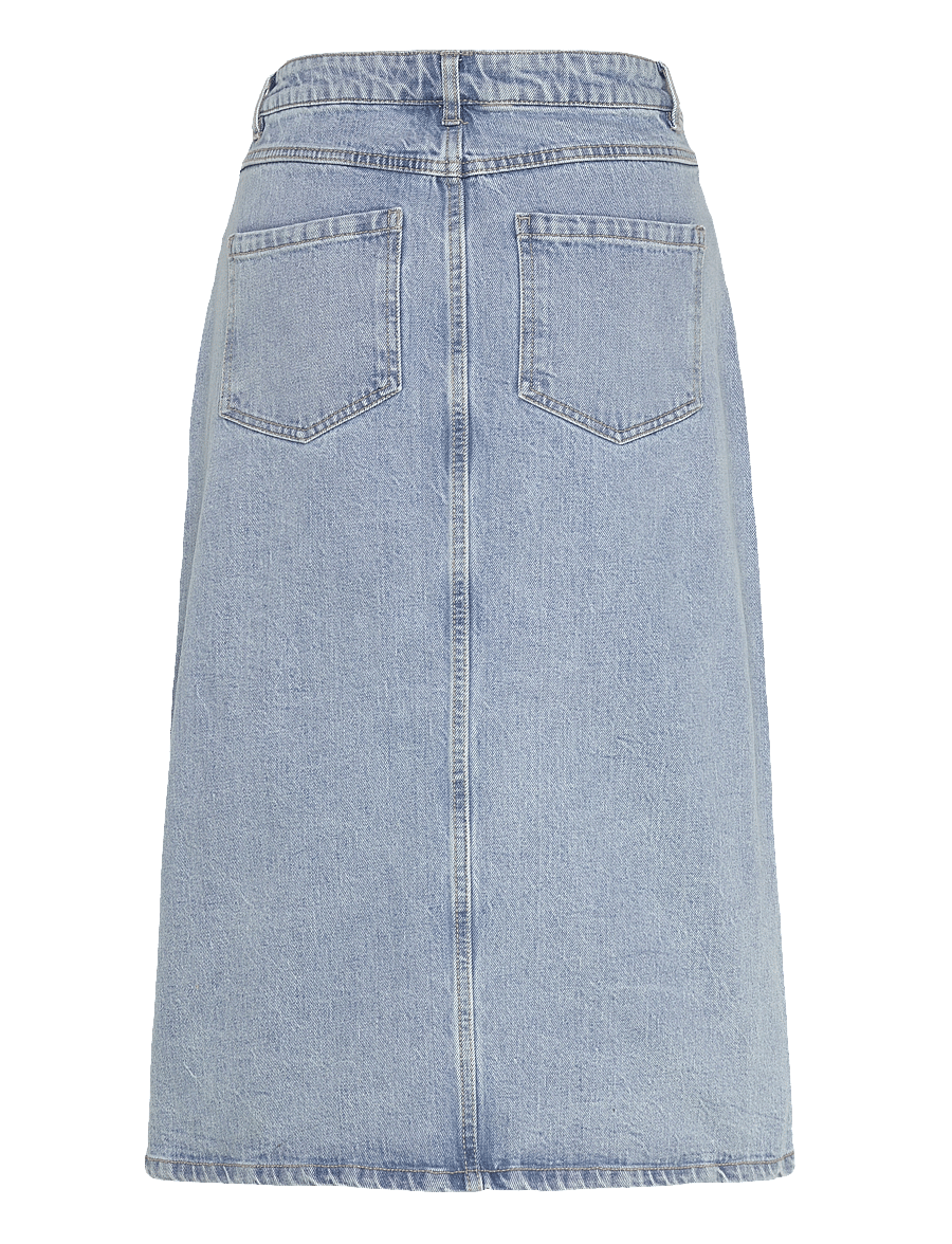 FREE/QUENT - Skirt - light blue denim - 2