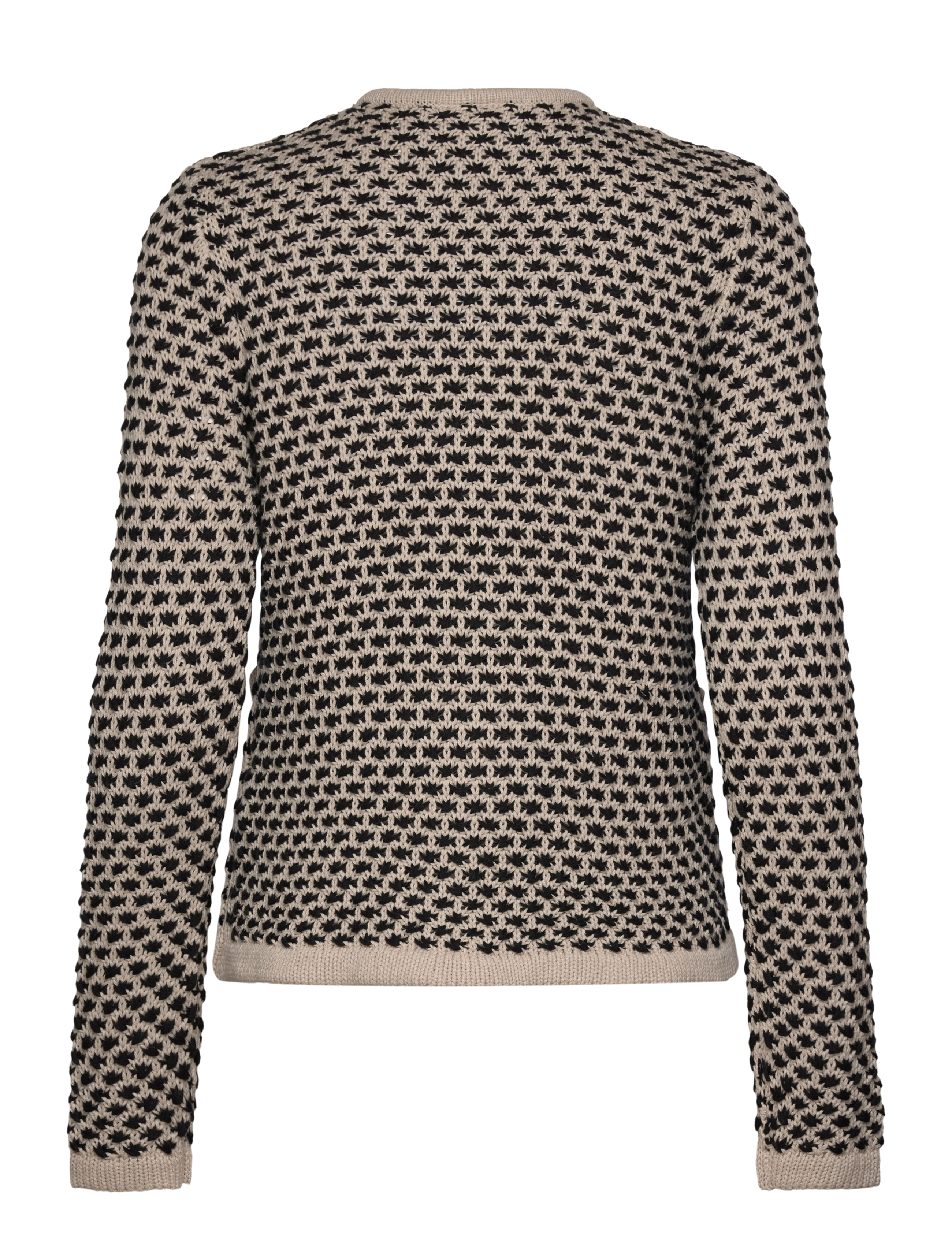 FREE/QUENT - FQCOTLA-CARDIGAN - moonbeam w. black - 2