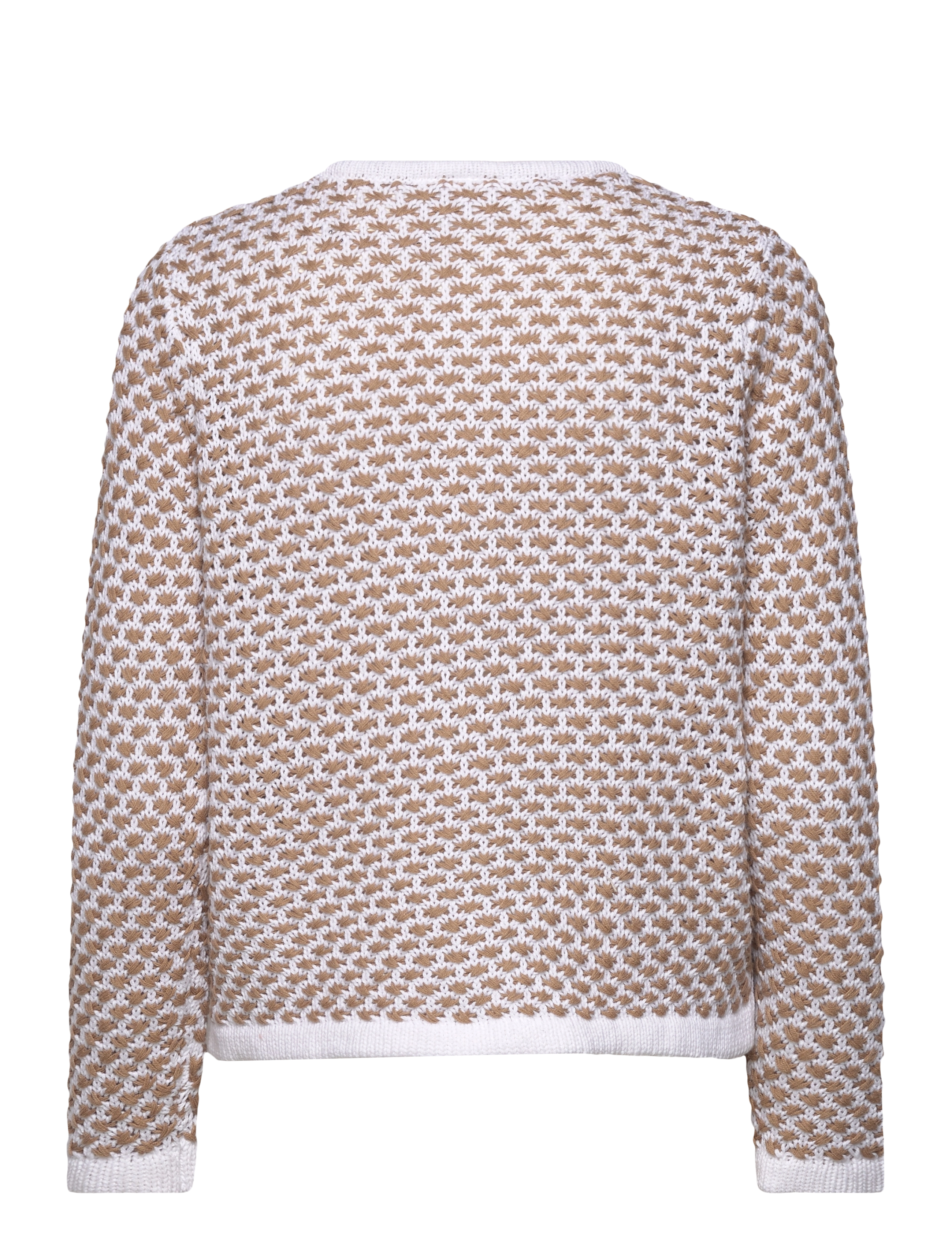 FREE/QUENT - FQCOTLA-CARDIGAN - off-white w. silver mink - 1