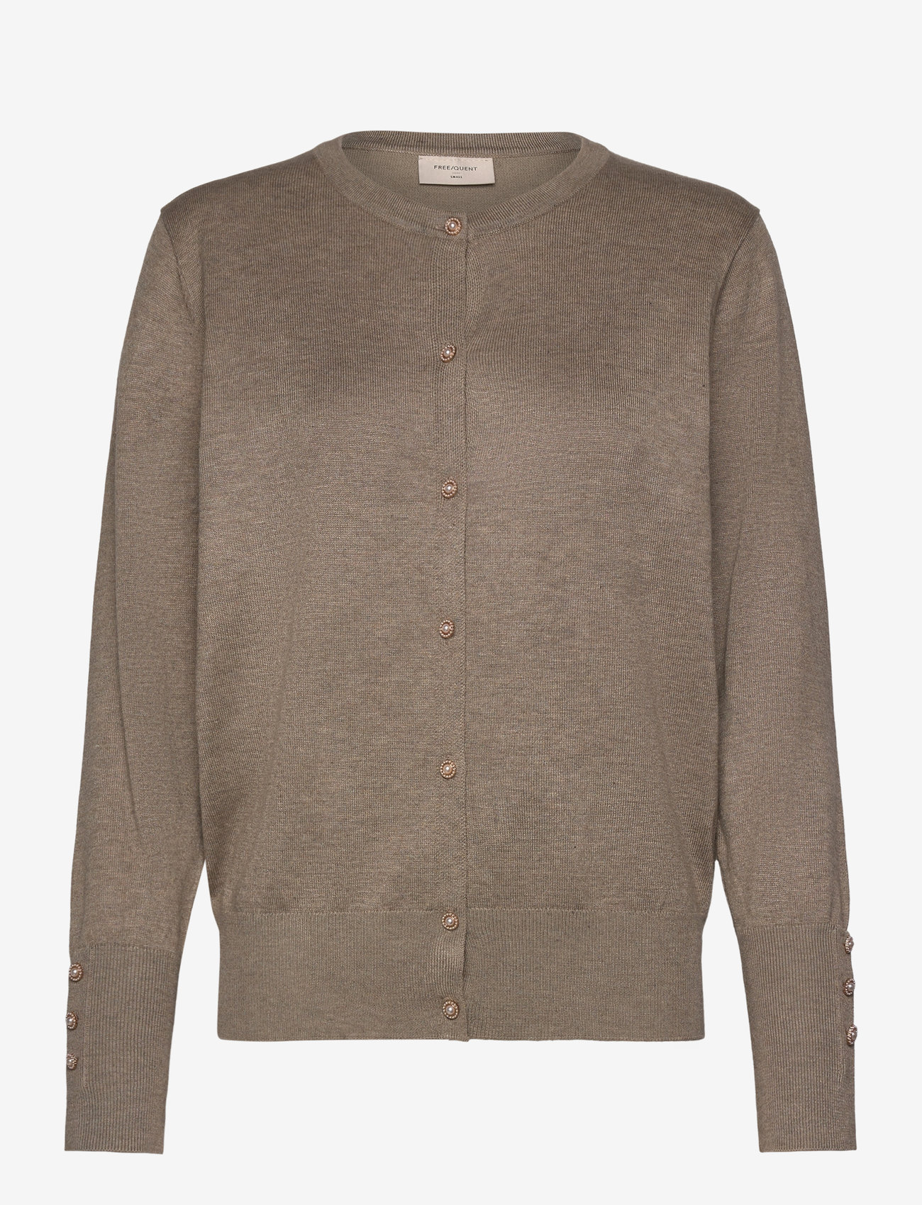 FREE/QUENT - FQKATIE-CARDIGAN - cardigans - silver mink melange - 0