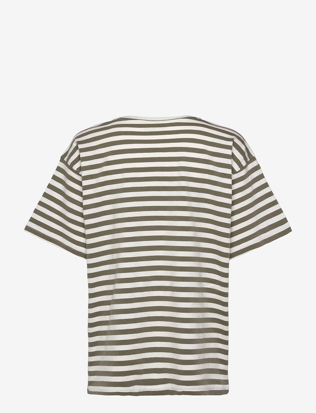 FREE/QUENT - FQFENJAL-TEE - laveste priser - deep lichen green w. off-white - 1