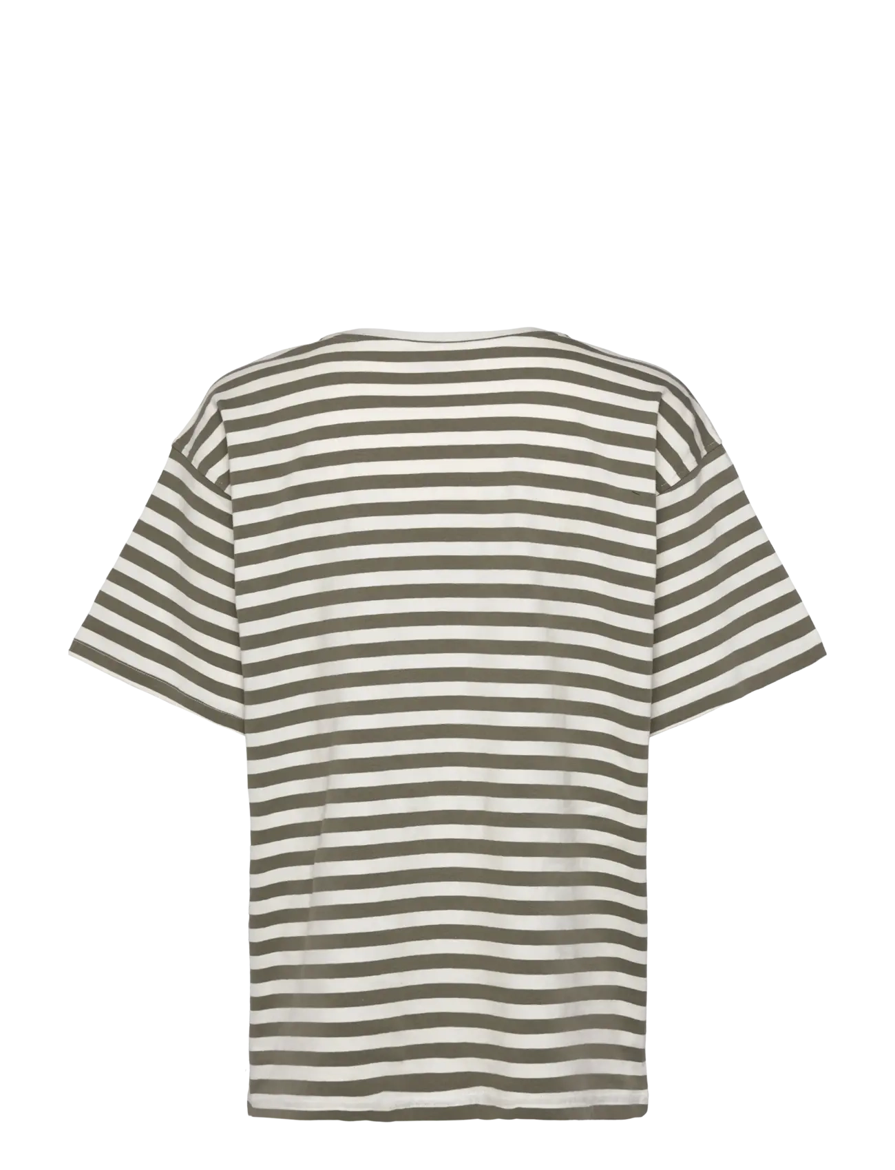 FREE/QUENT - FQFENJAL-TEE - t-shirty - deep lichen green w. off-white - 1