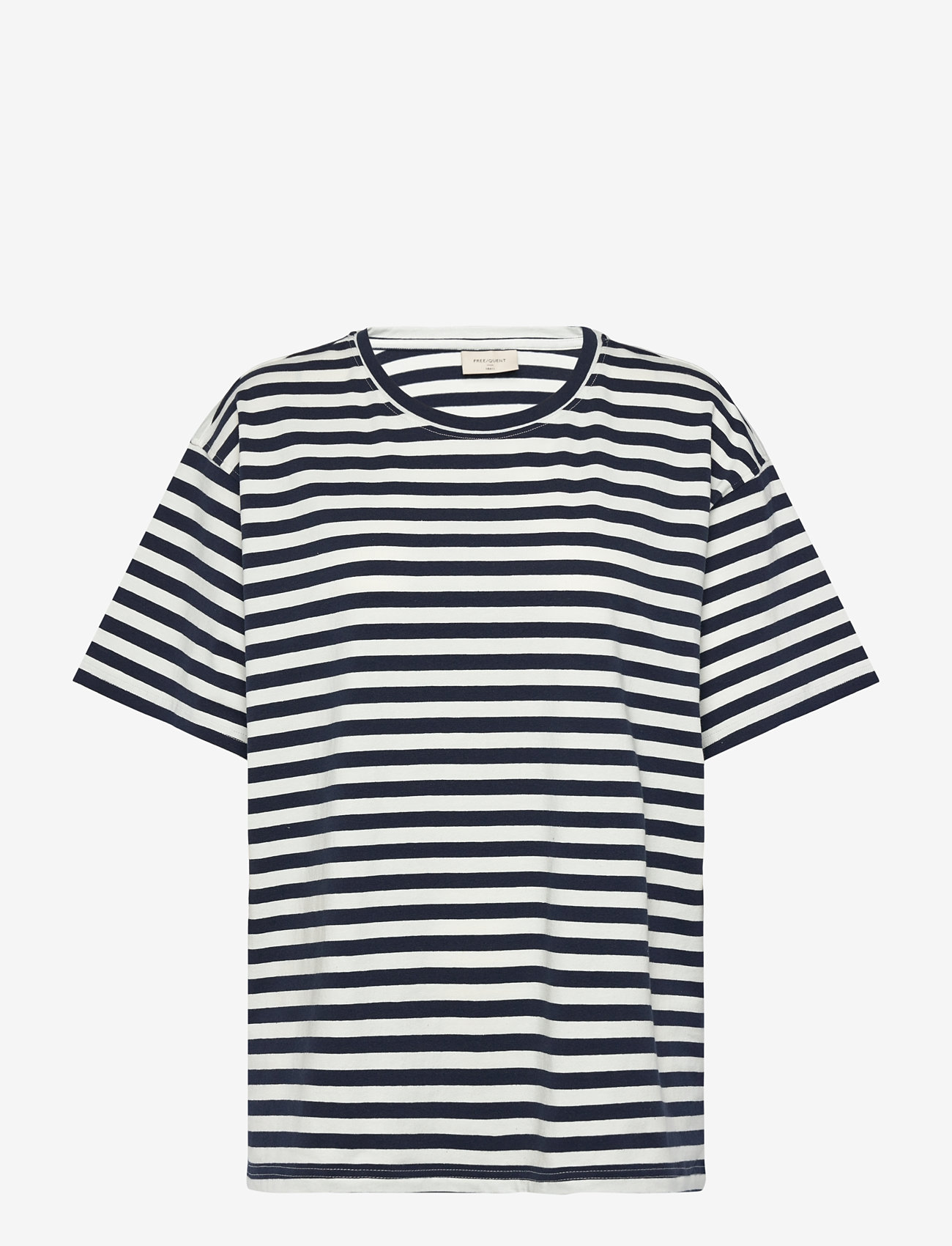 FREE/QUENT - FQFENJAL-TEE - efterårstøj - navy blazer w. off-white - 0