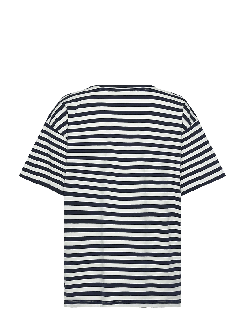 FREE/QUENT - FQFENJAL-TEE - t-shirts - navy blazer w. off-white - 1