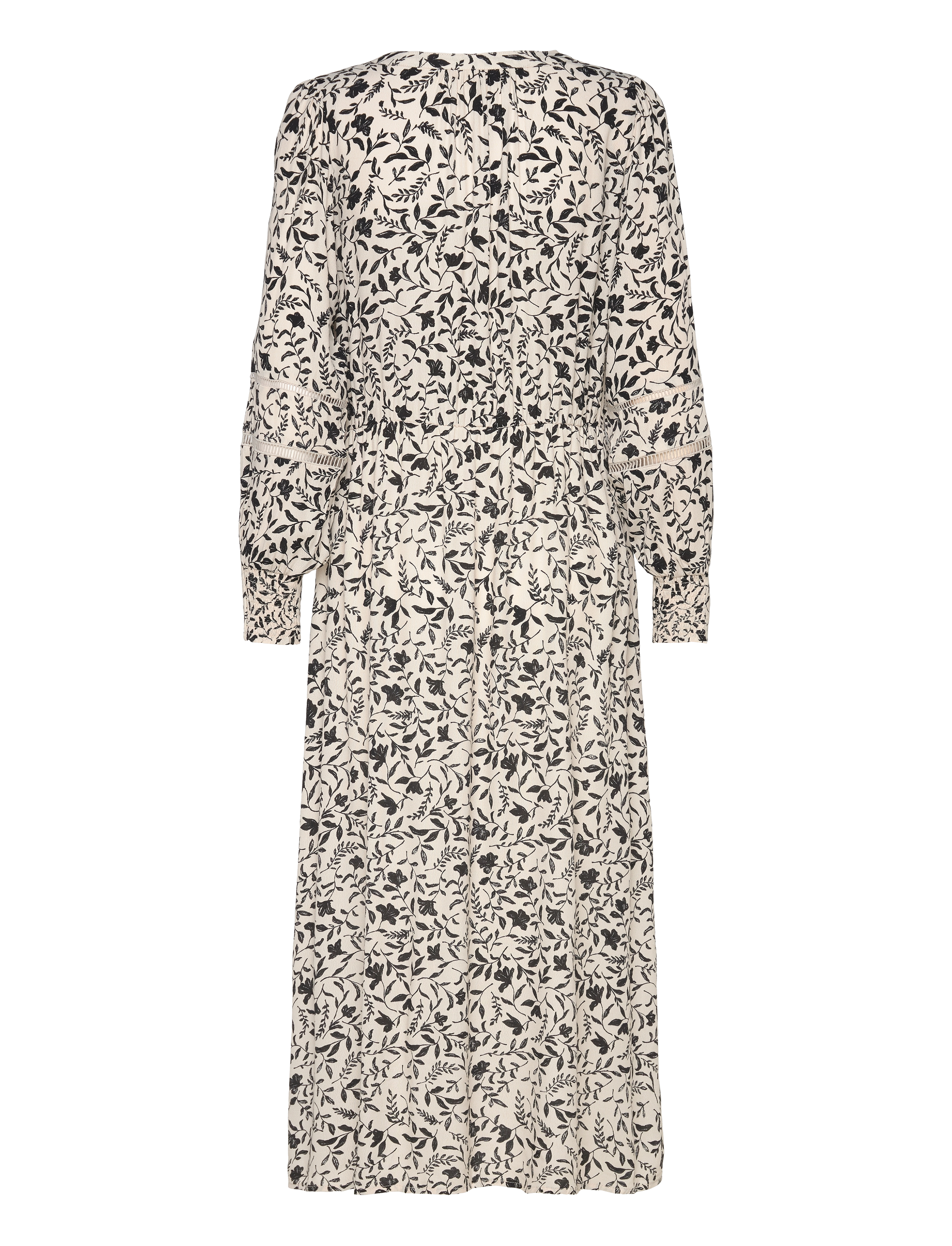 FREE/QUENT - FQLOVY-DRESS - moonbeam w. black - 2