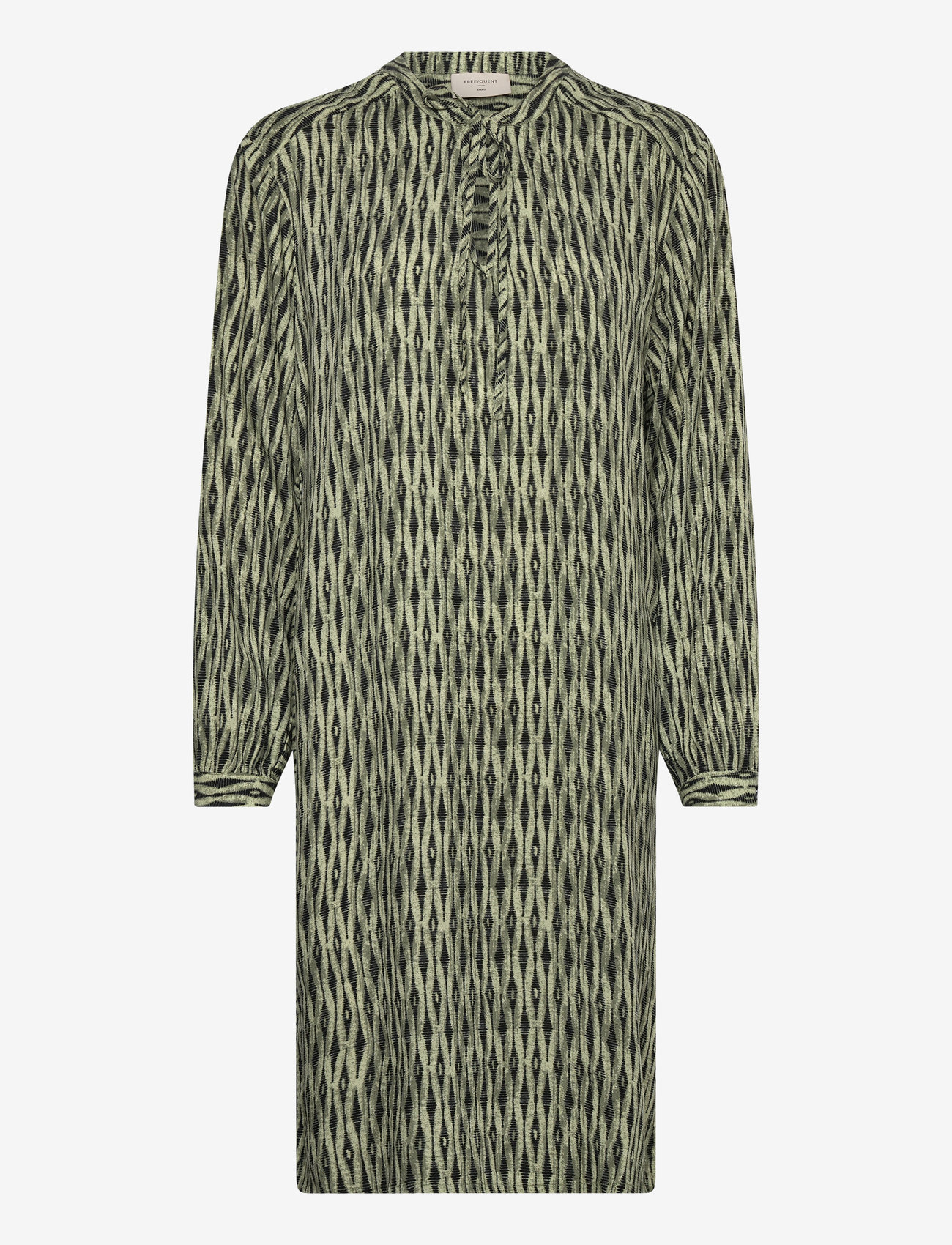 FREE/QUENT - FQADNEY-DRESS - sommerkleider - deep lichen green w. black - 0