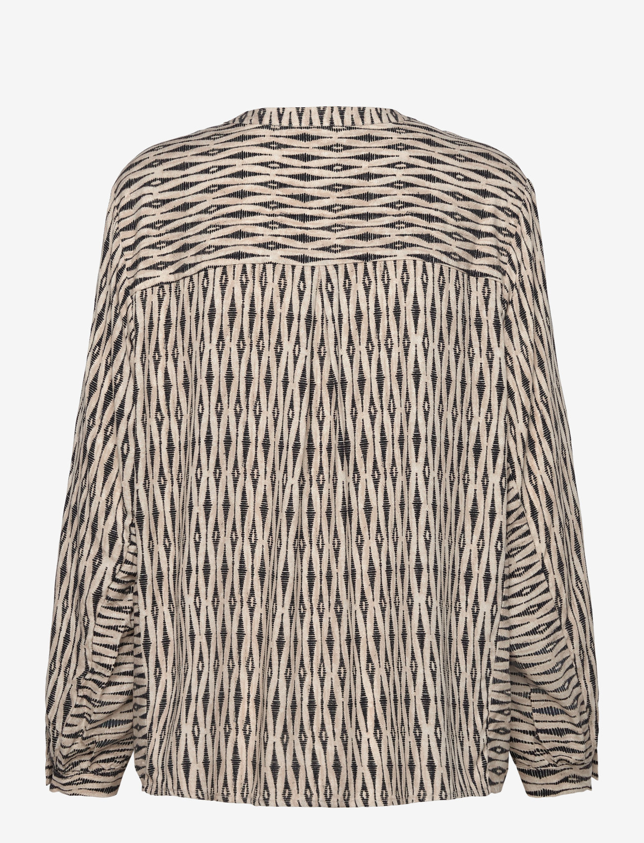 FREE/QUENT - Blouse  - langærmede bluser - moonbeam w. black - 2