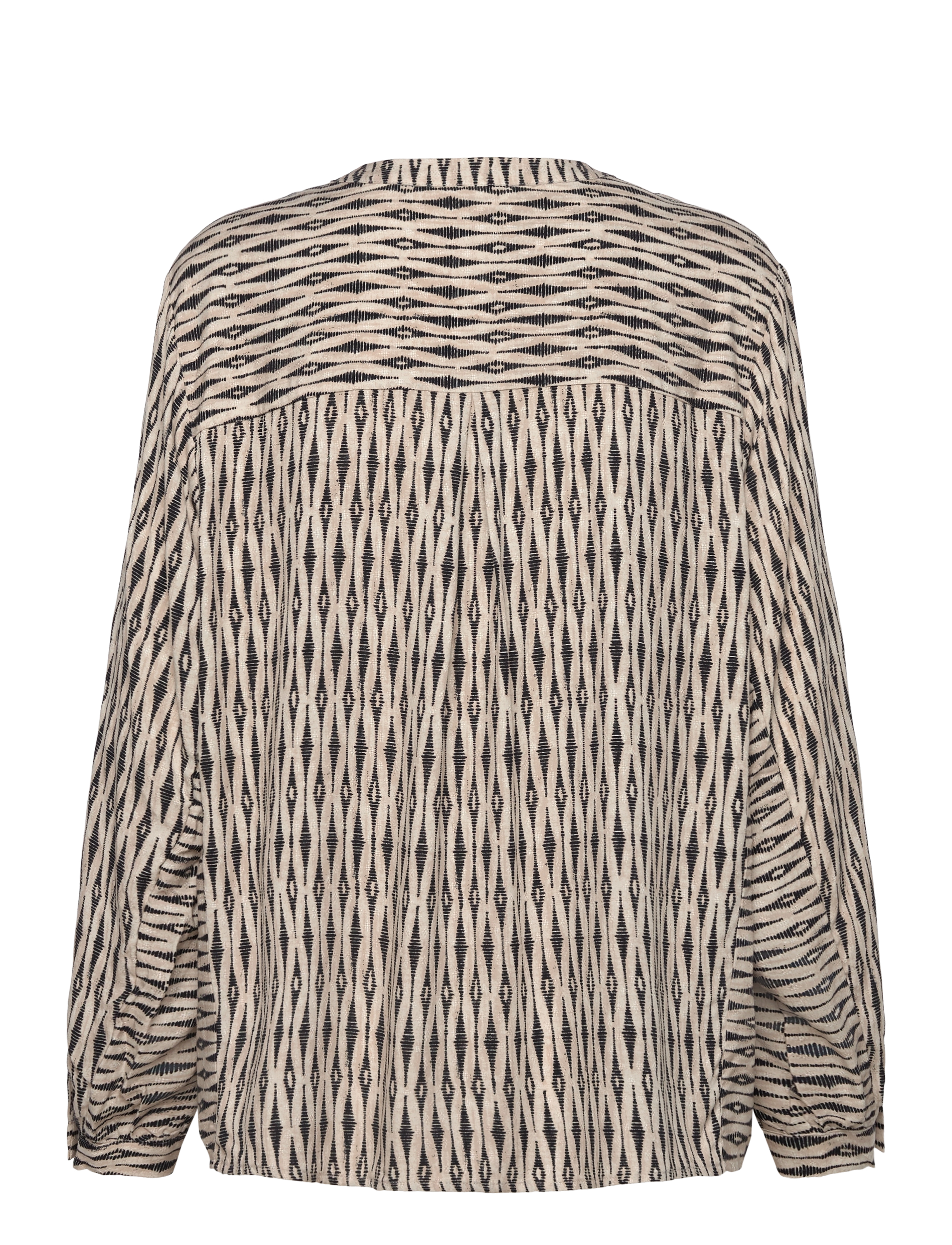 FREE/QUENT - Blouse  - långärmade blusar - moonbeam w. black - 2
