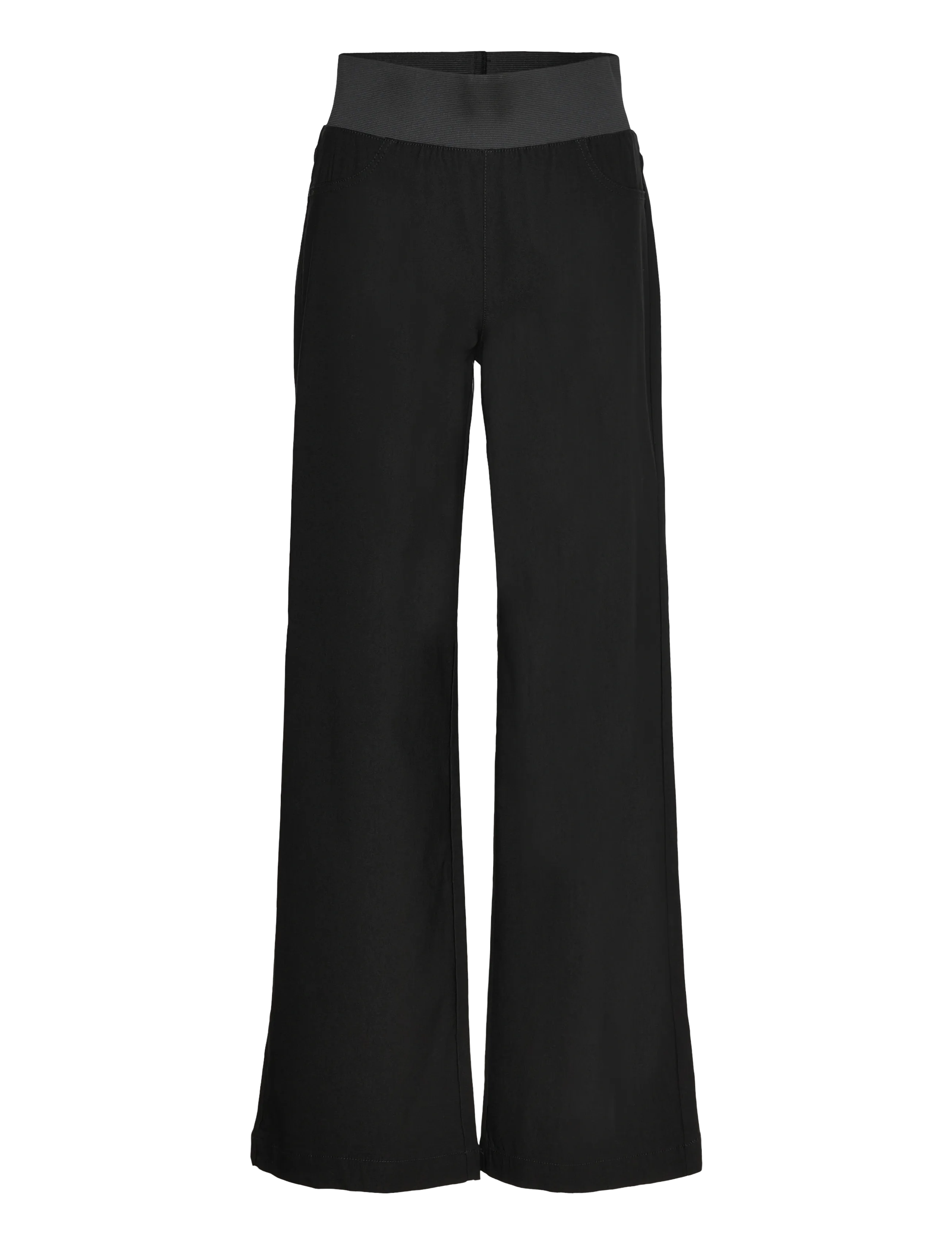 FREE/QUENT FQSHANTAL-PANTS - Vaatteet - BLACK / black