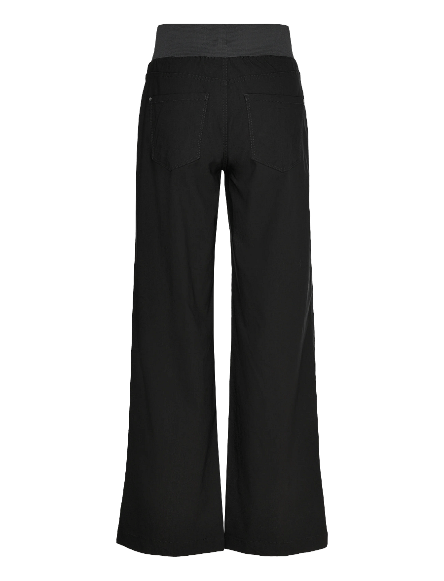 FREE/QUENT - FQSHANTAL-PANTS - hosen mit weitem bein - black - 2