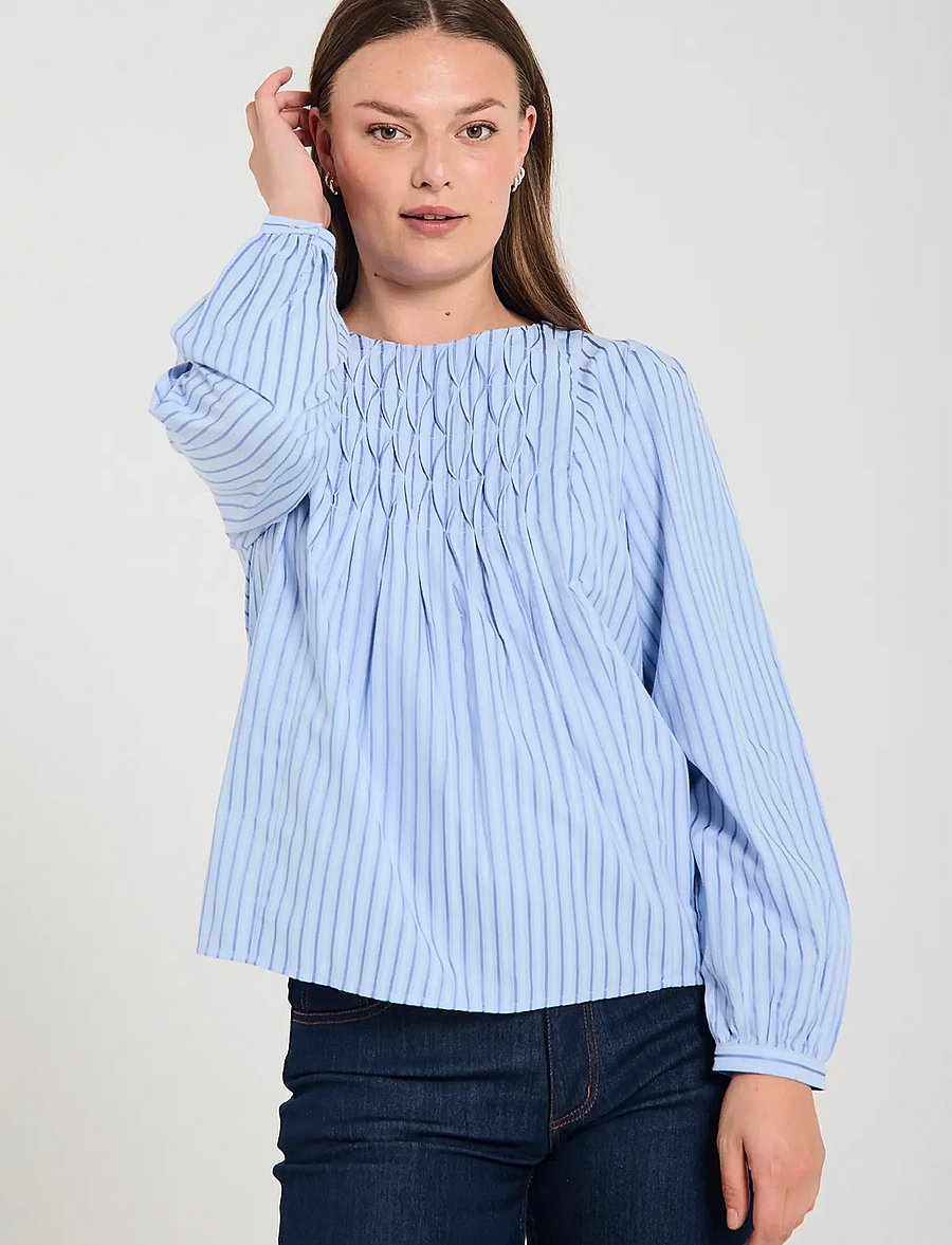 FREE/QUENT - FQISA-BLOUSE - chambray blue - 0