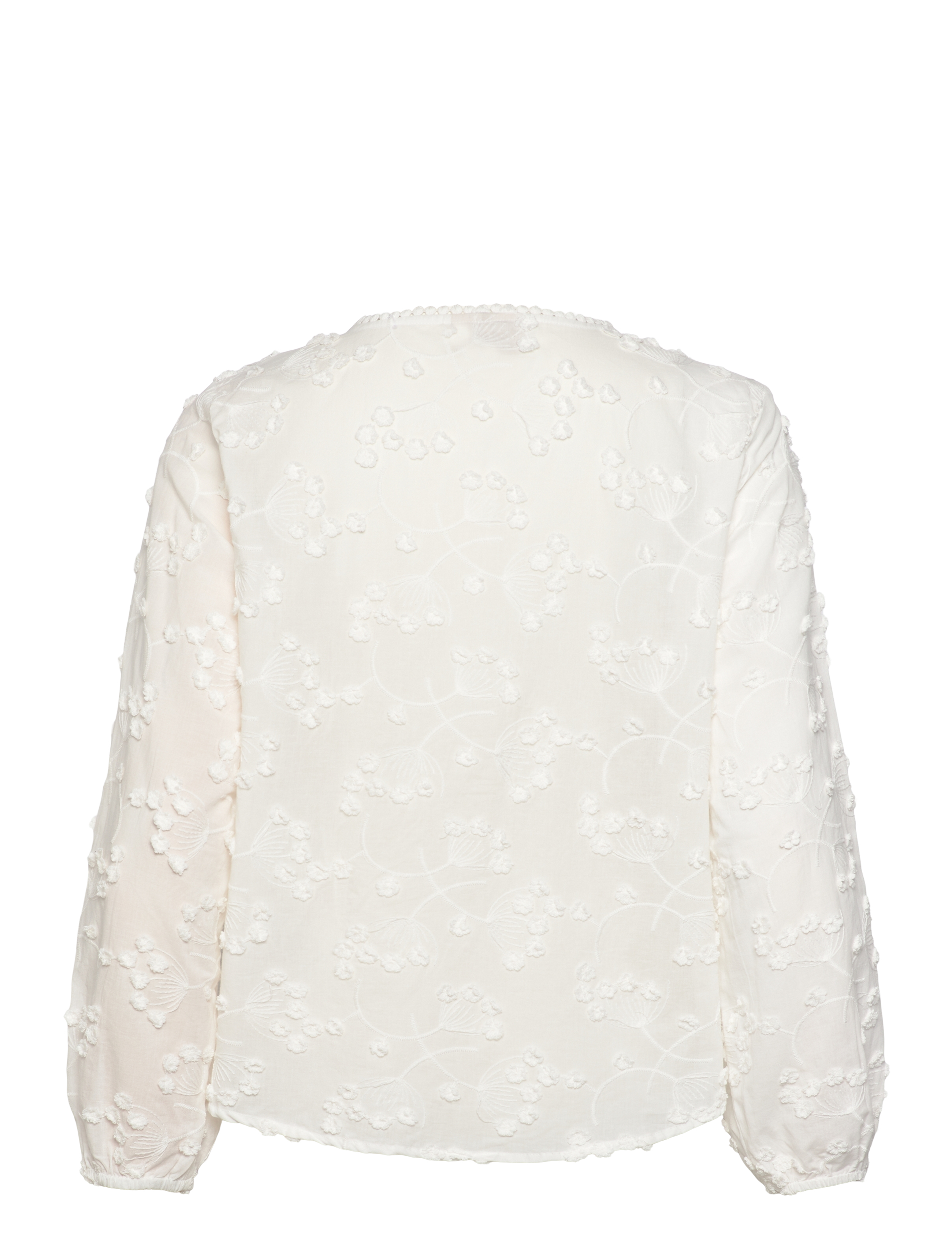 FREE/QUENT - Blouse from Freequent in a light material with allover 3D floral embroidery. In - star off-white - 2