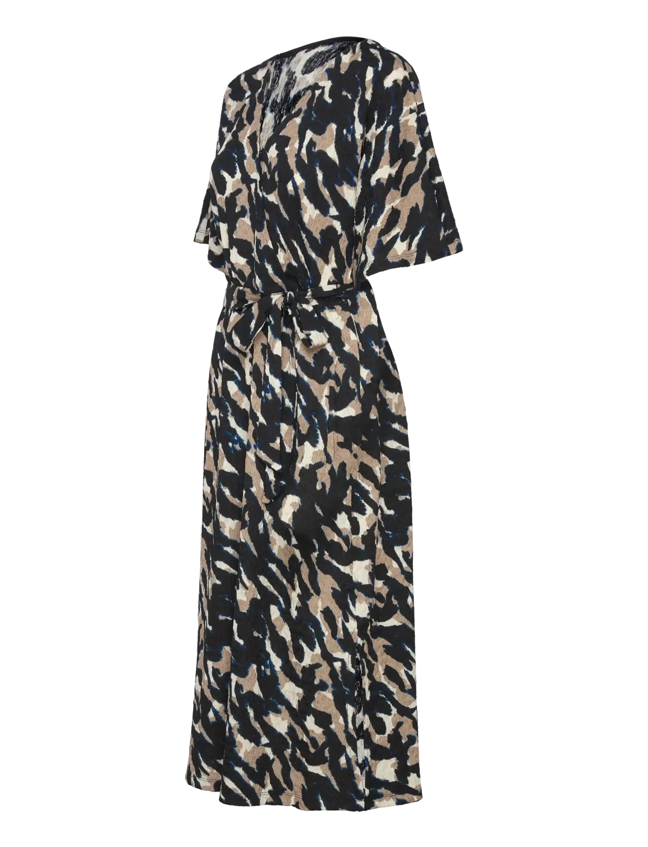 FREE/QUENT - FQNALIA-DRESS - wickelkleider - black w. silver mink - 2