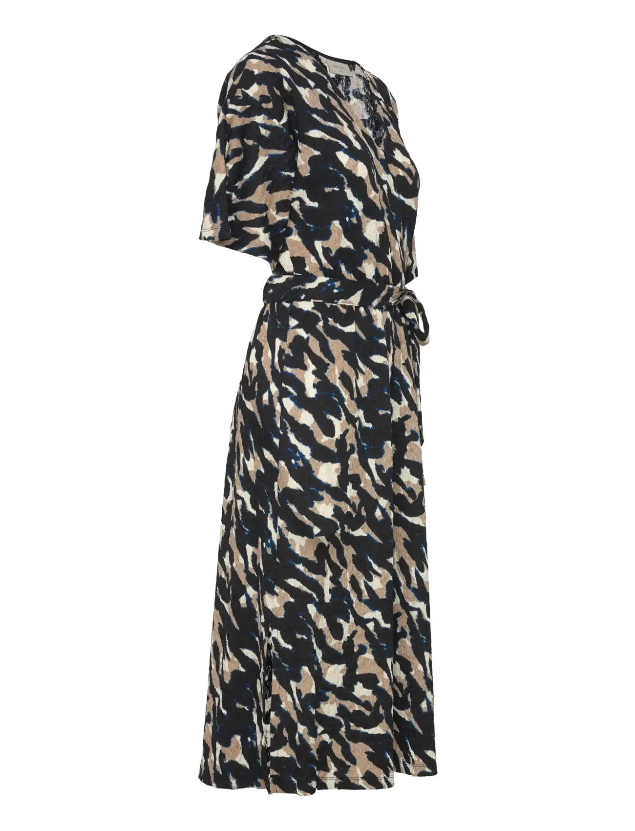 FREE/QUENT - FQNALIA-DRESS - wickelkleider - black w. silver mink - 3