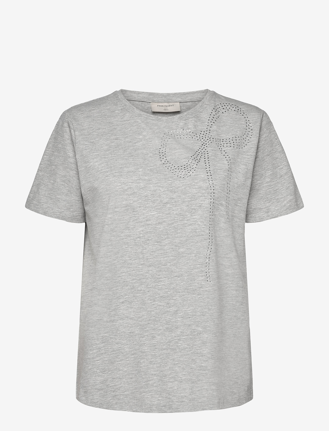 FREE/QUENT - FQFENJAL-TEE - t-särgid - light grey melange - 1