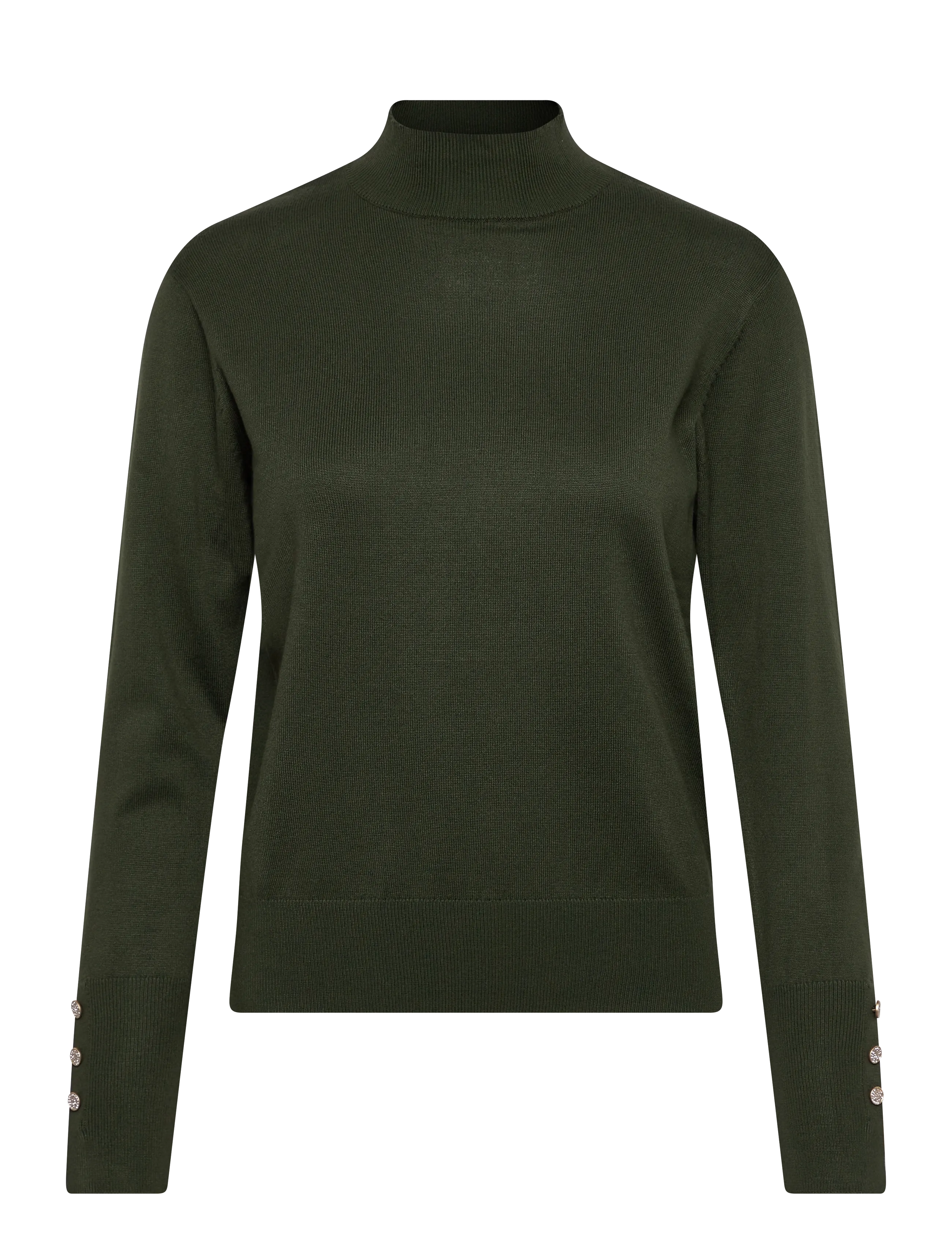 FREE/QUENT FQKATIE-PULLOVER - Pullover - KOMBU GREEN / green