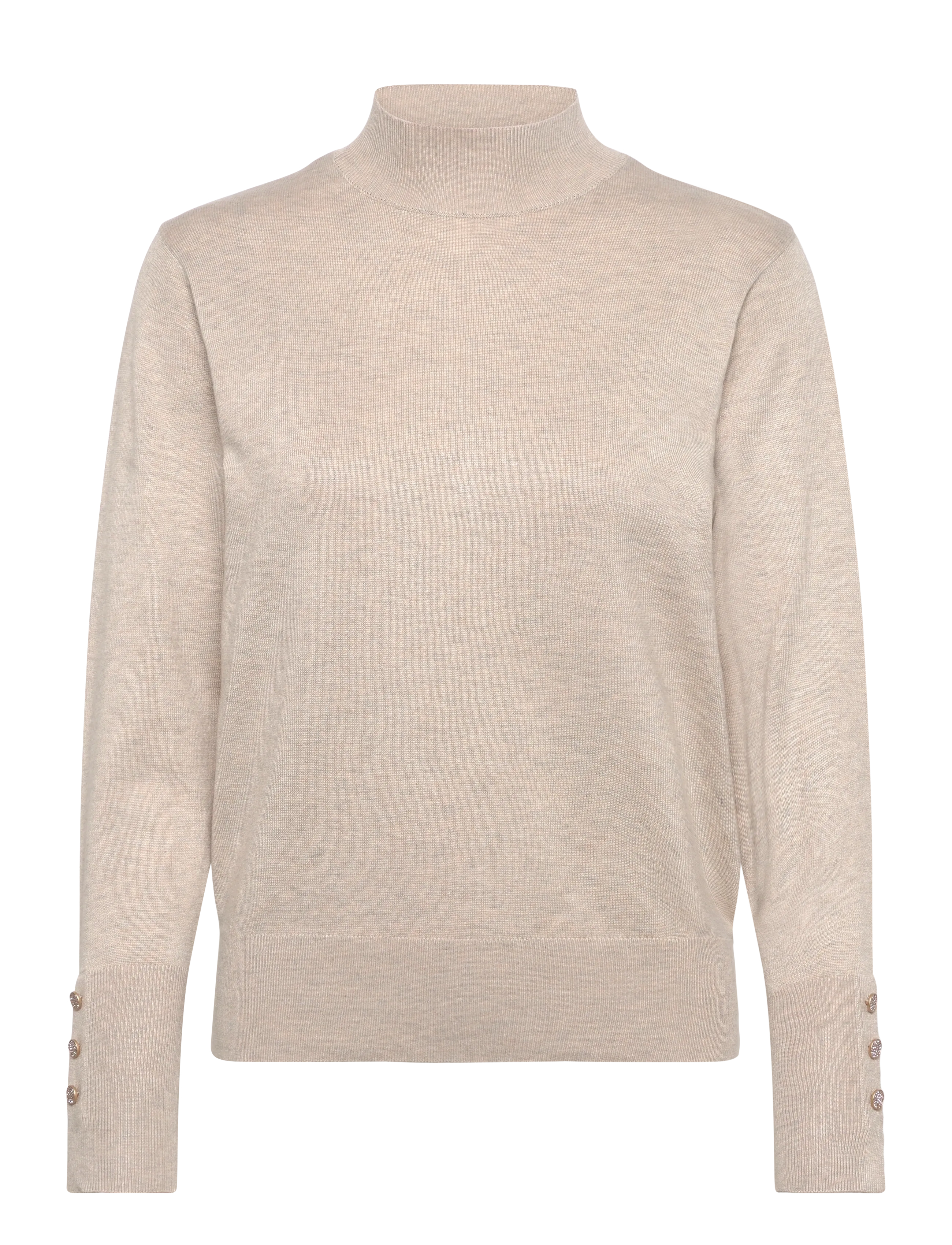 FREE/QUENT FQKATIE-PULLOVER - Transitional Layering - MOONBEAM MELANGE / beige