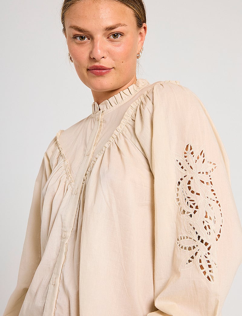 FREE/QUENT - FQMORI-SHIRT - langärmlige hemden - moonbeam - 3