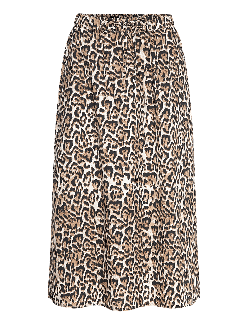 FREE/QUENT - FQMALAY-SKIRT - midi kjolar - rainy day w. silver mink - 1